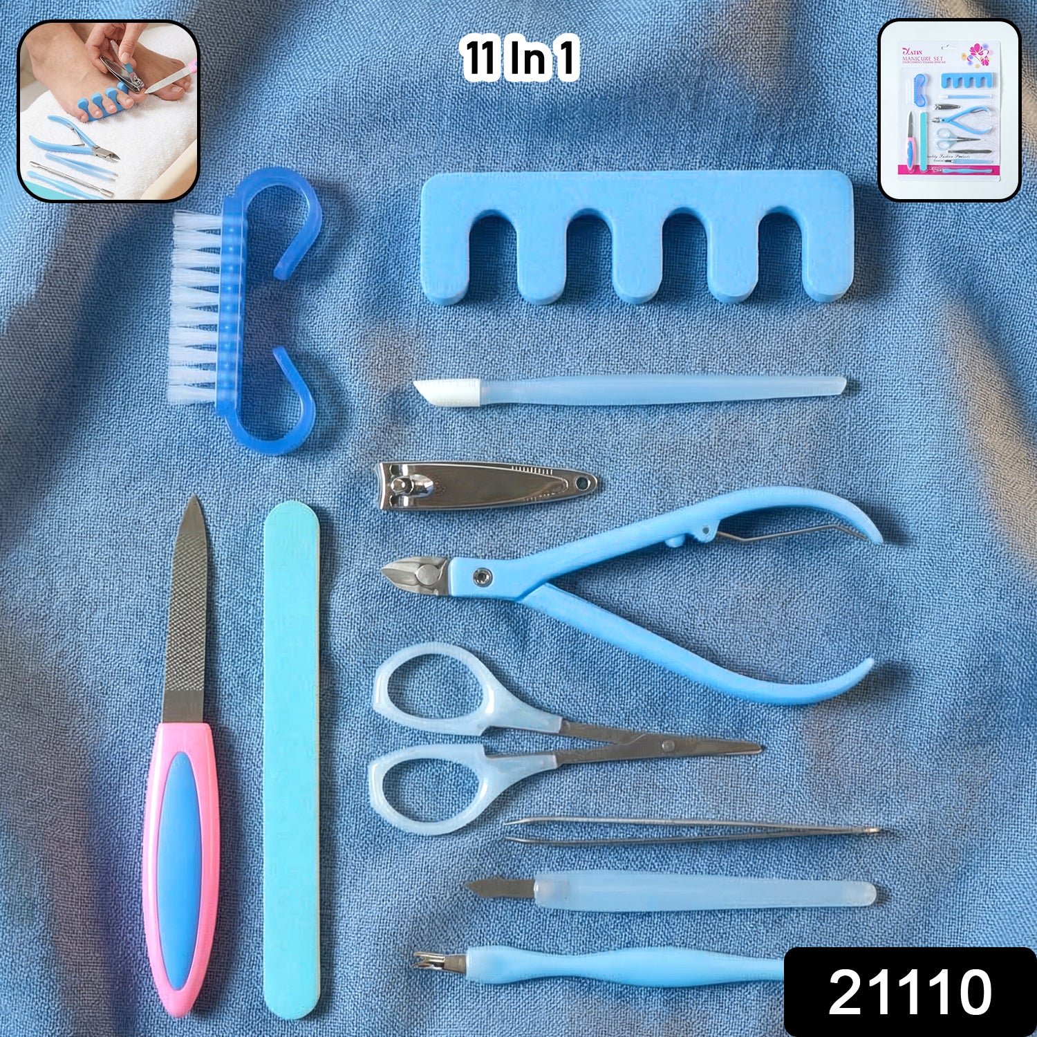 11 in 1 Manicure Pedicure Nail Care Kit – Professional Grooming Set | - Image 2