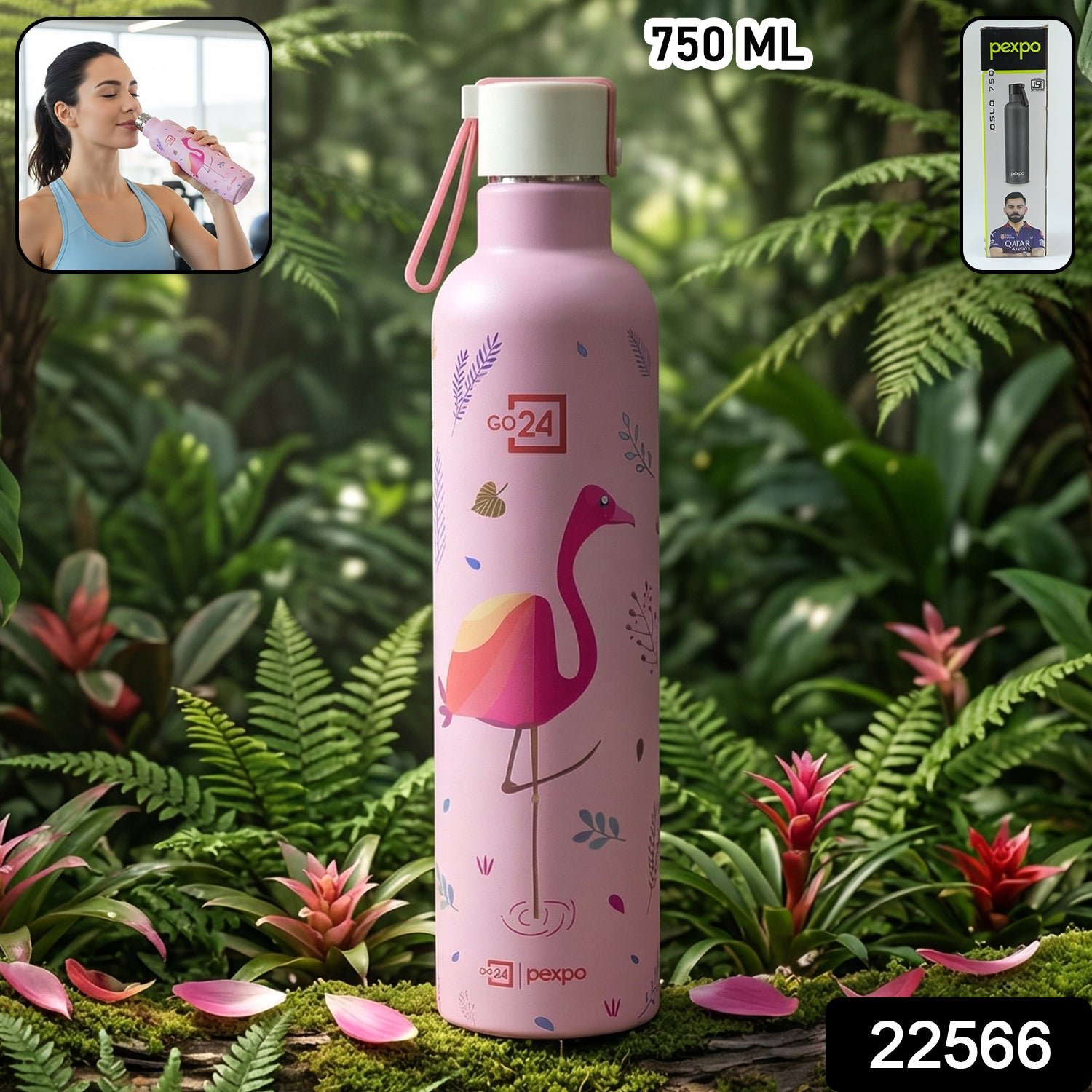 Stainless Steel Water Bottle – Keeps Drinks Hot or Cold - Image 2
