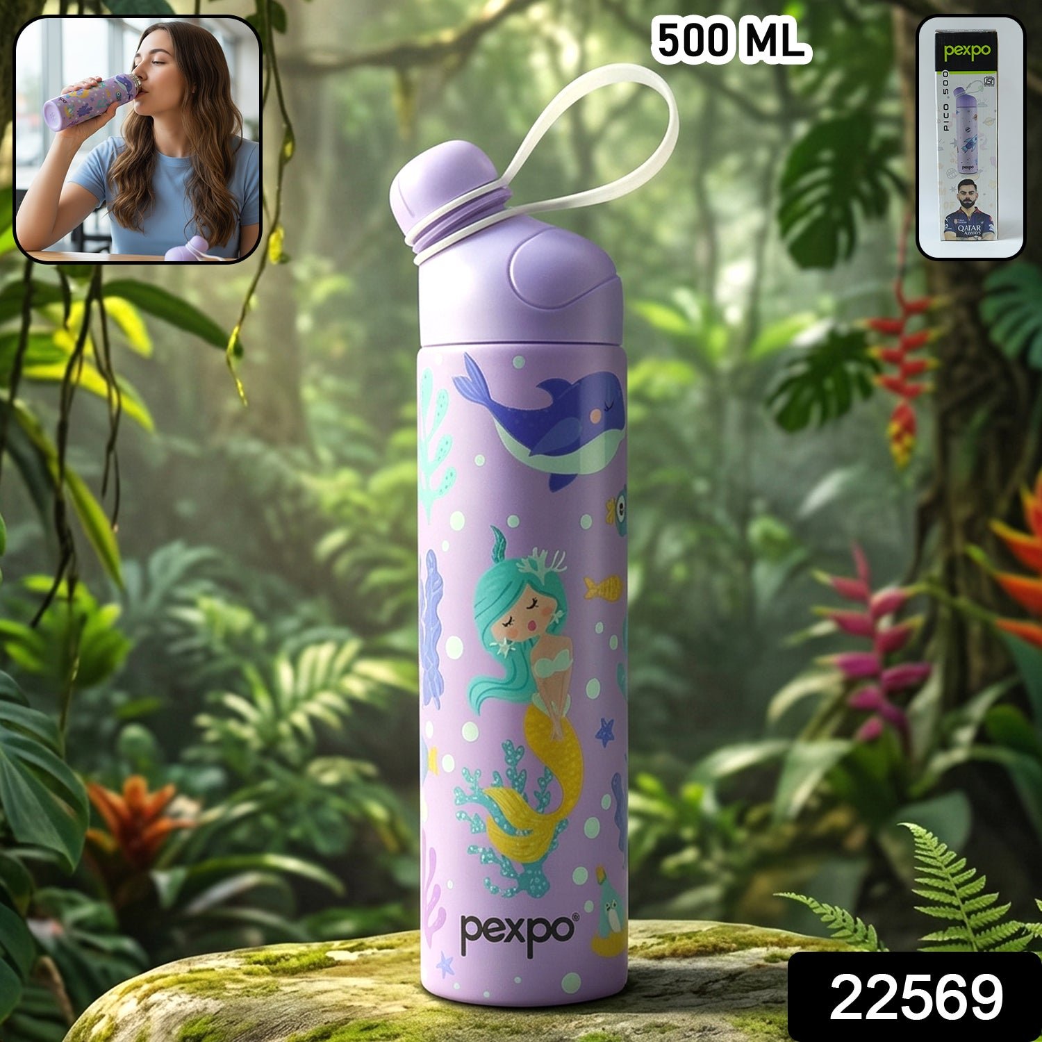 Insulated Water Bottle – Keeps Drinks Hot or Cold for Hours - Image 2