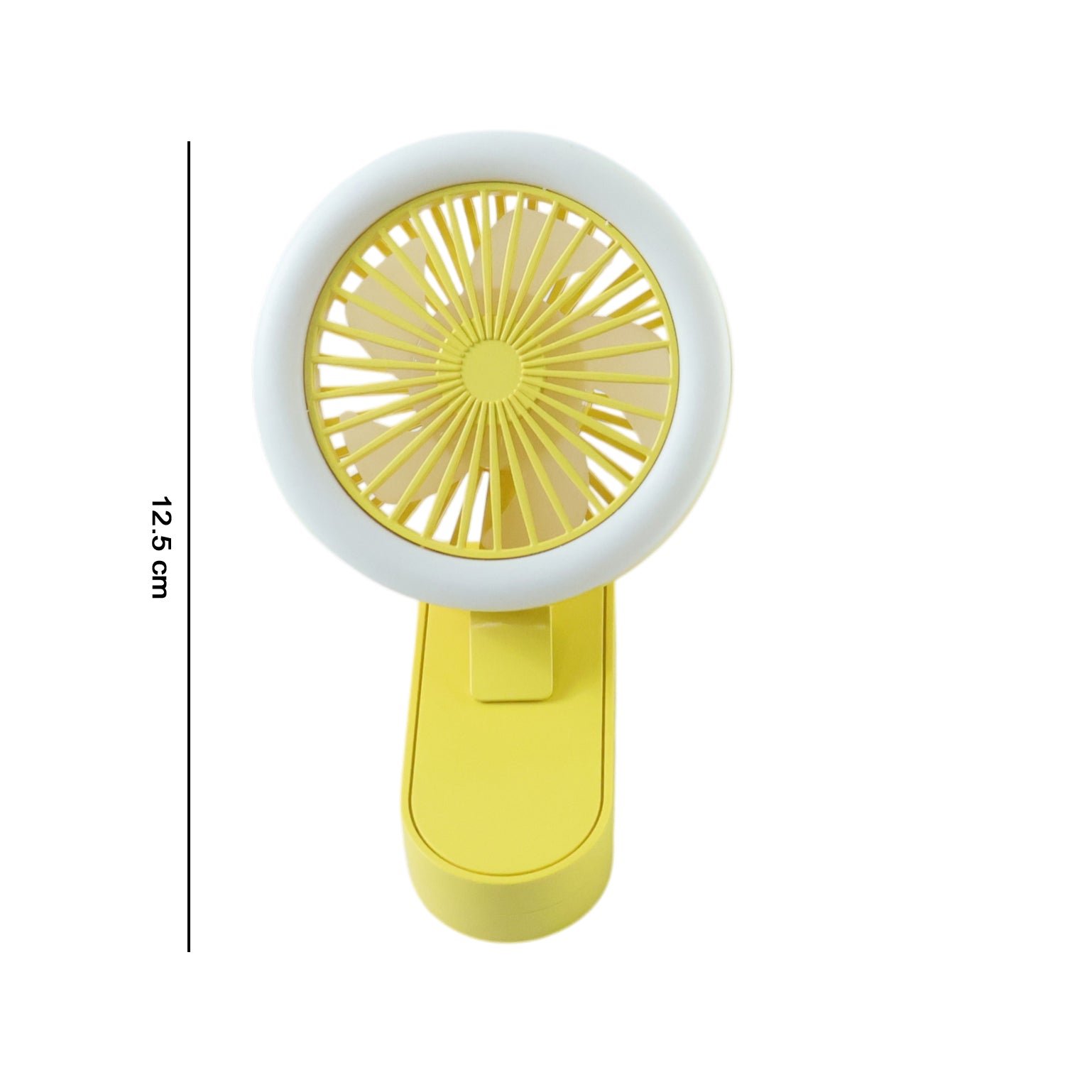 Mini Table Fan – Rechargeable with LED Light and Adjustable Angle - Image 6
