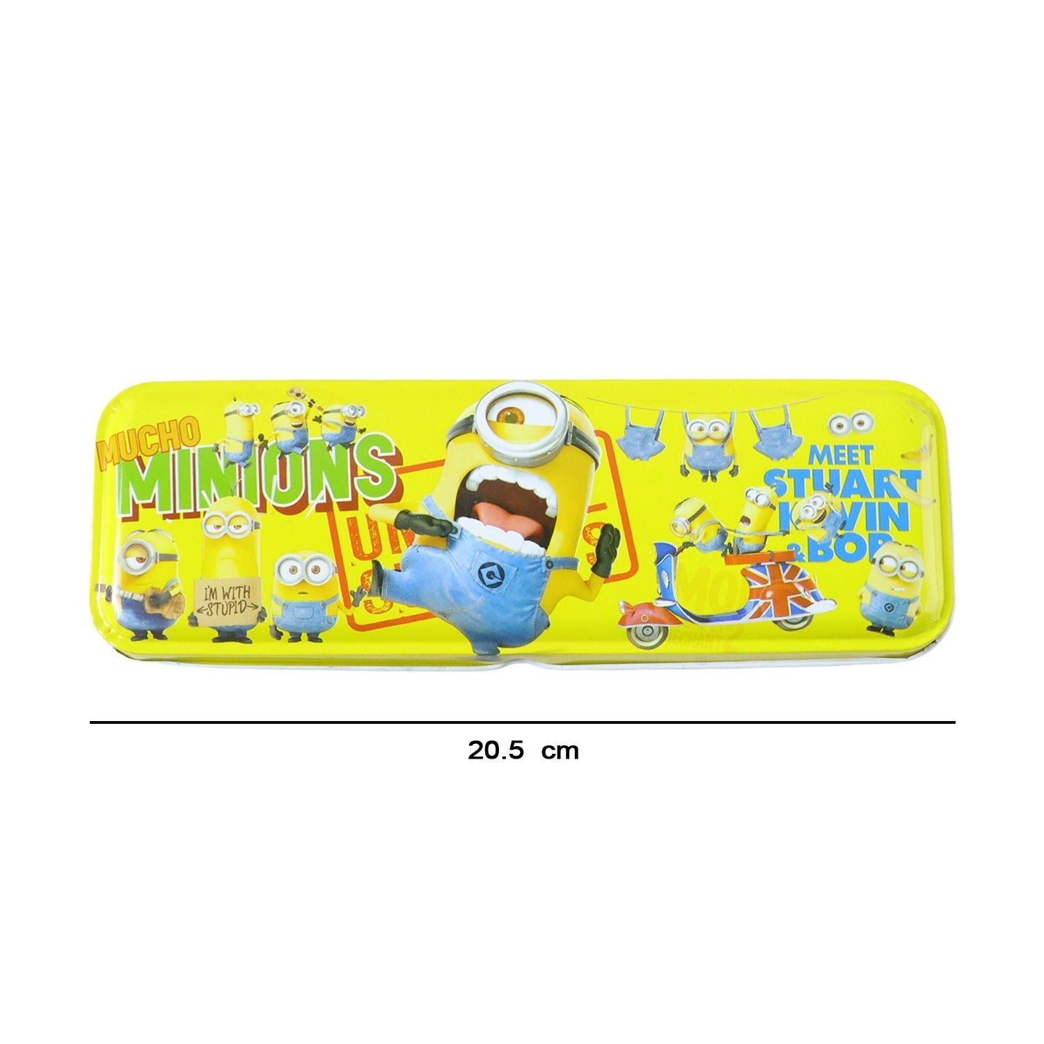 Cartoon-themed Metal Pencil Box – Cute & Durable School Storage - Image 2