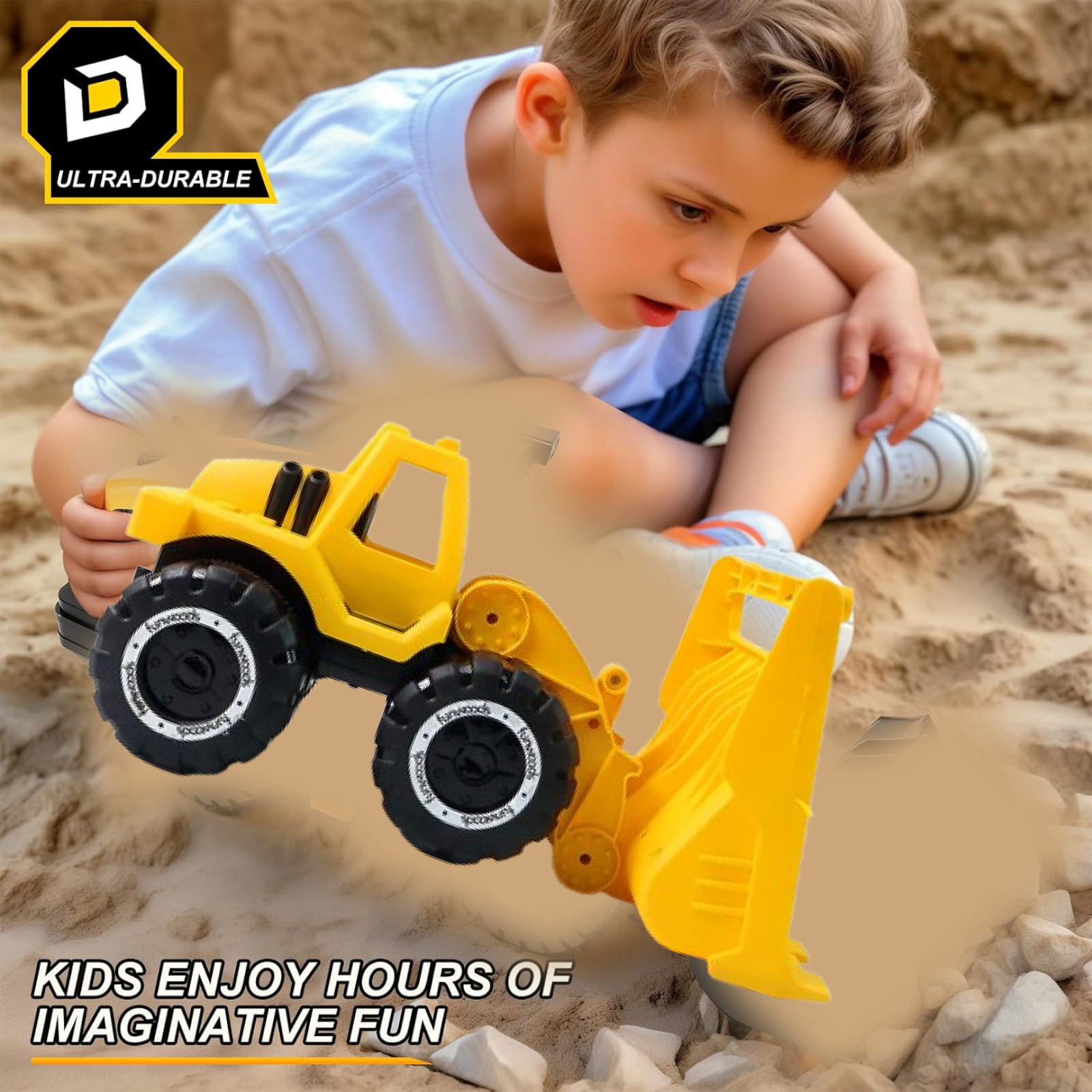 Friction-Powered Construction Toy – Durable & Battery-Free Play Vehicle - Image 5