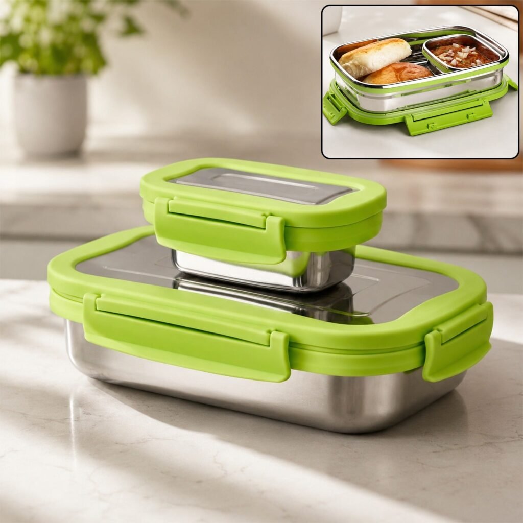 Stainless Steel Lunch Pack – Leakproof & Compact