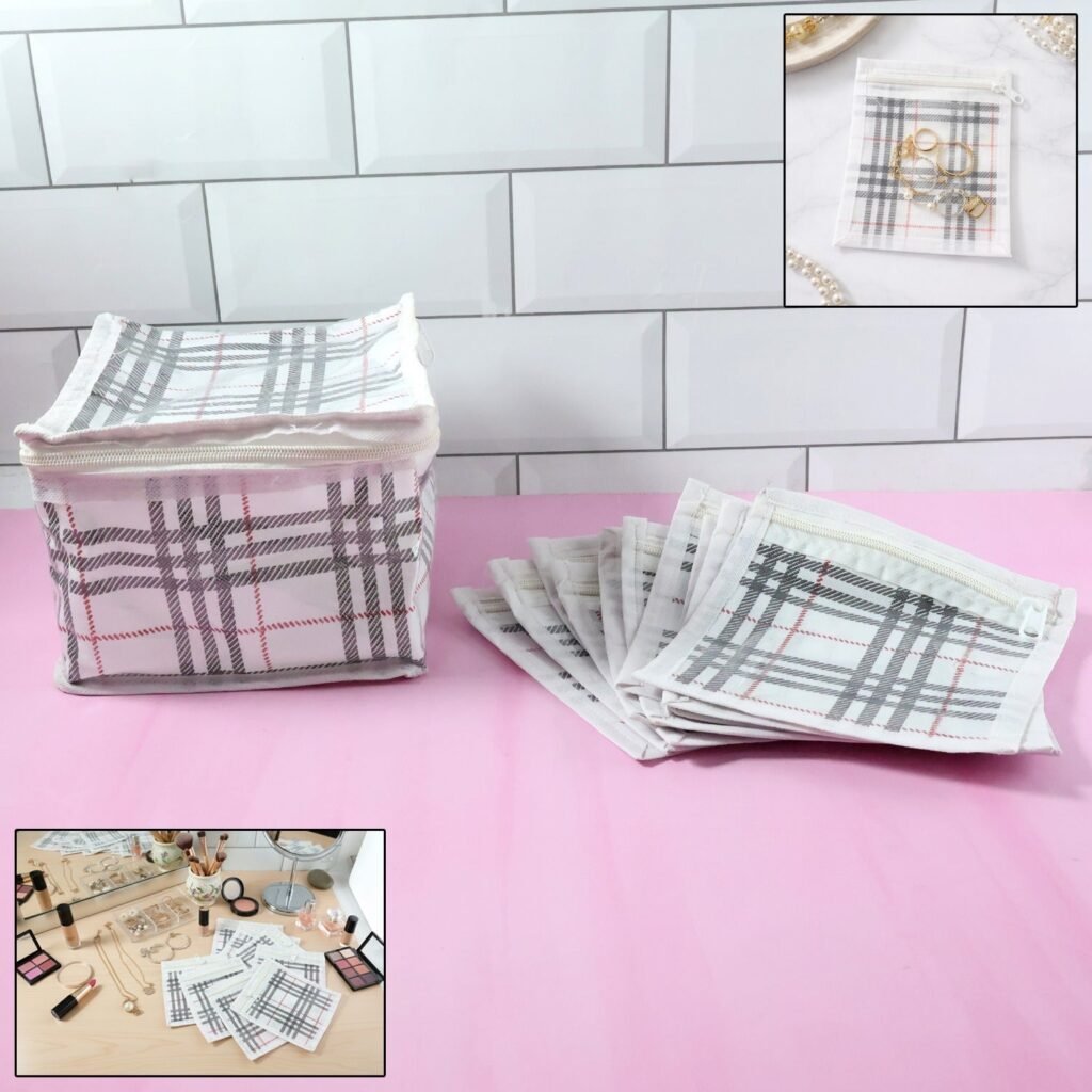 Jewellery Organizer Kit – 11-Piece PVC Travel-Friendly Set