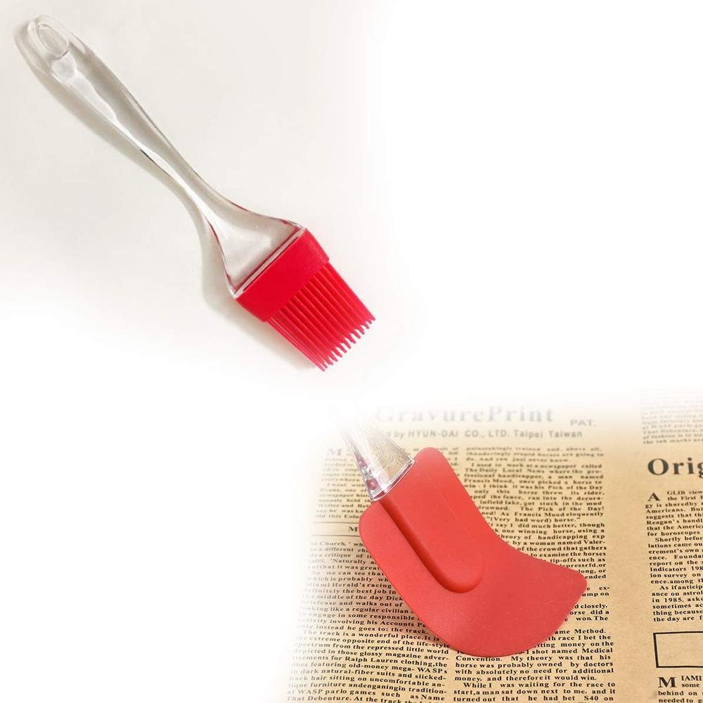 Cake Pastry Brush and Spatula Set, Silicone Baking Brush for Cakes (1 Set) - Image 3
