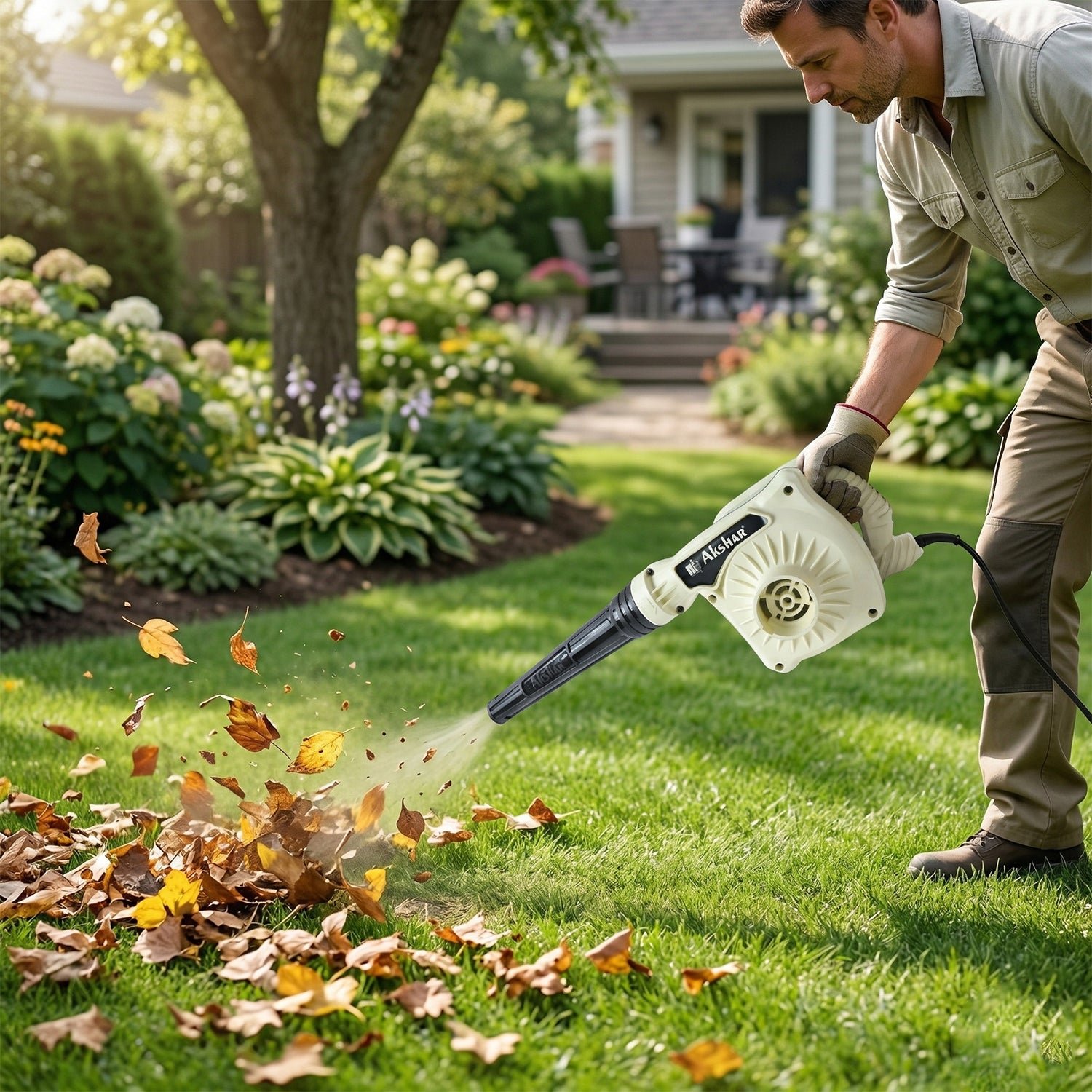 Electric Air Blower – Powerful Dust and Leaf Cleaning Tool - Image 3