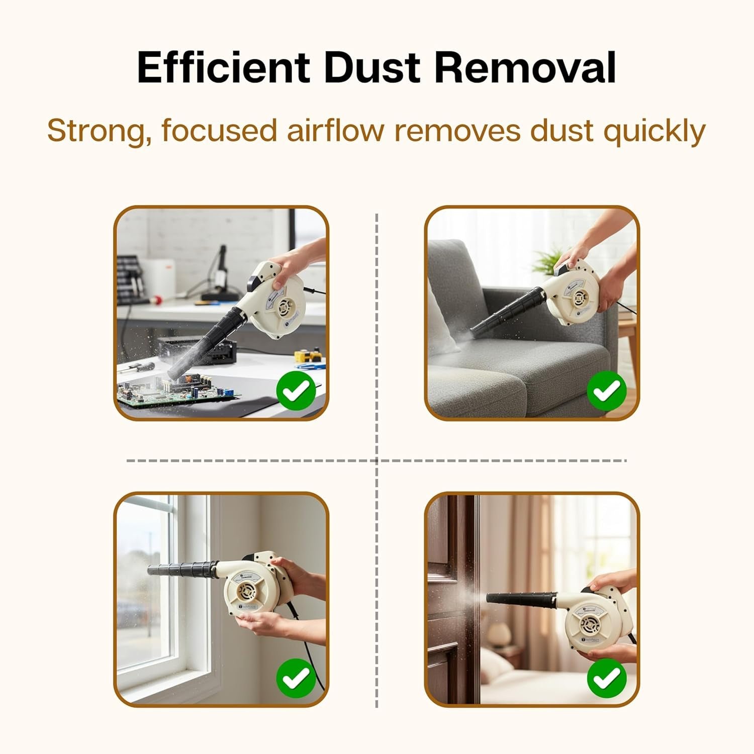 Electric Air Blower – Compact, Powerful Dust Cleaning Tool - Image 5
