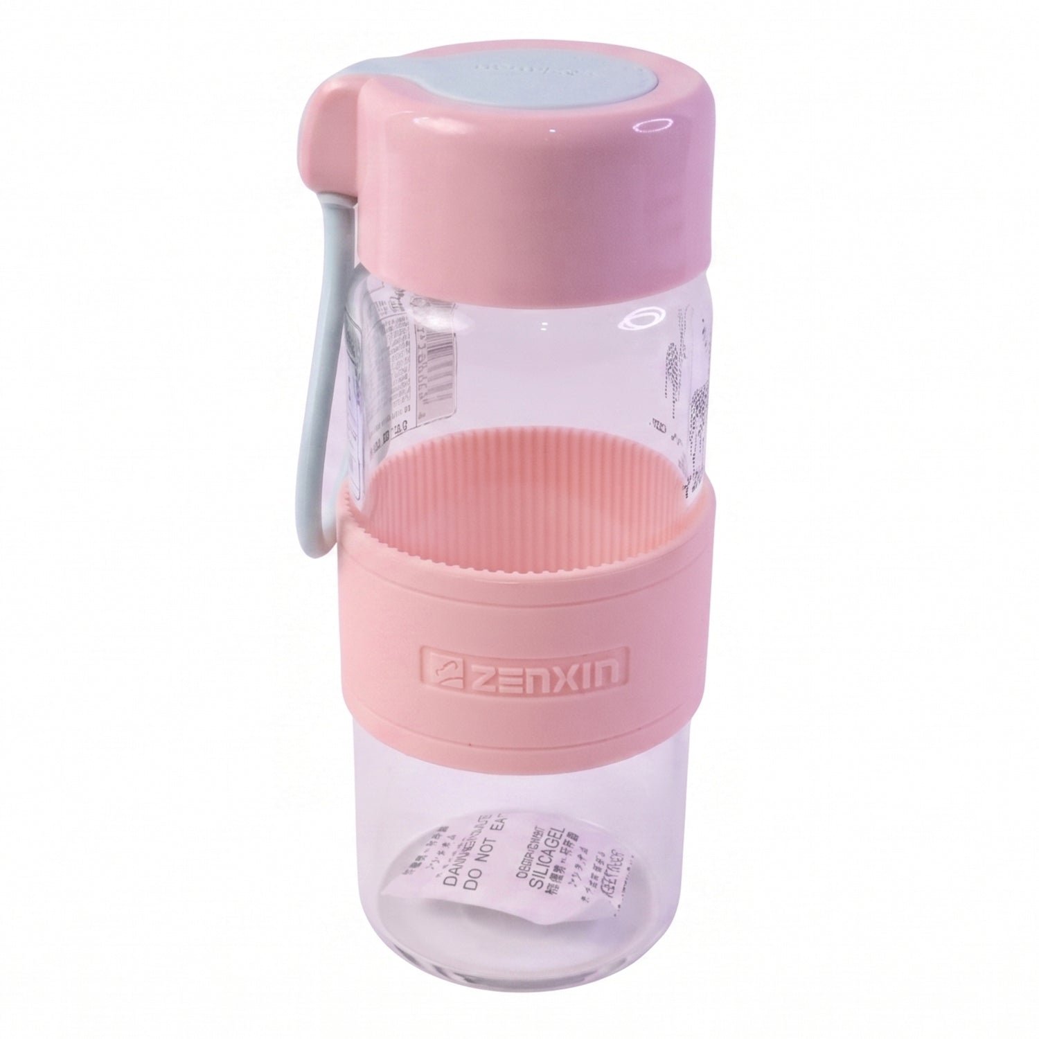 Portable Glass Water Bottle 230ml with Silicone Sleeve and Carry St... - Image 5
