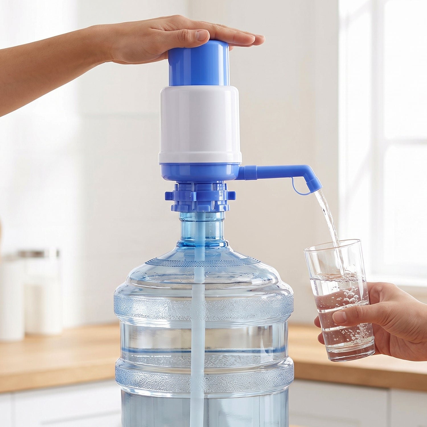 Manual Hand Press Water Dispenser Pump for 20 Litre Water Can (1 Pc) - Image 4