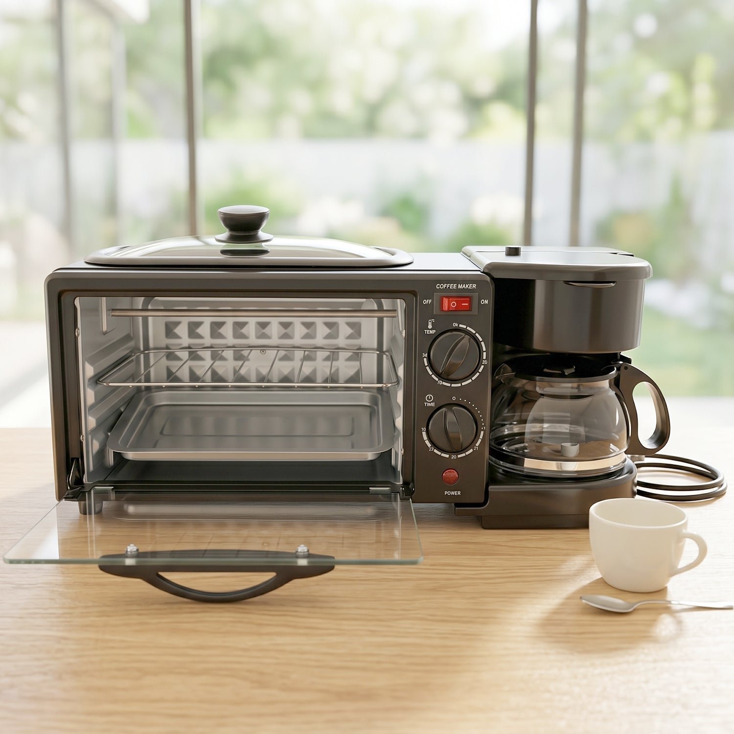 Suta 3 in 1 Breakfast Maker – Compact Kitchen Multi-Functional Appliance - Image 4