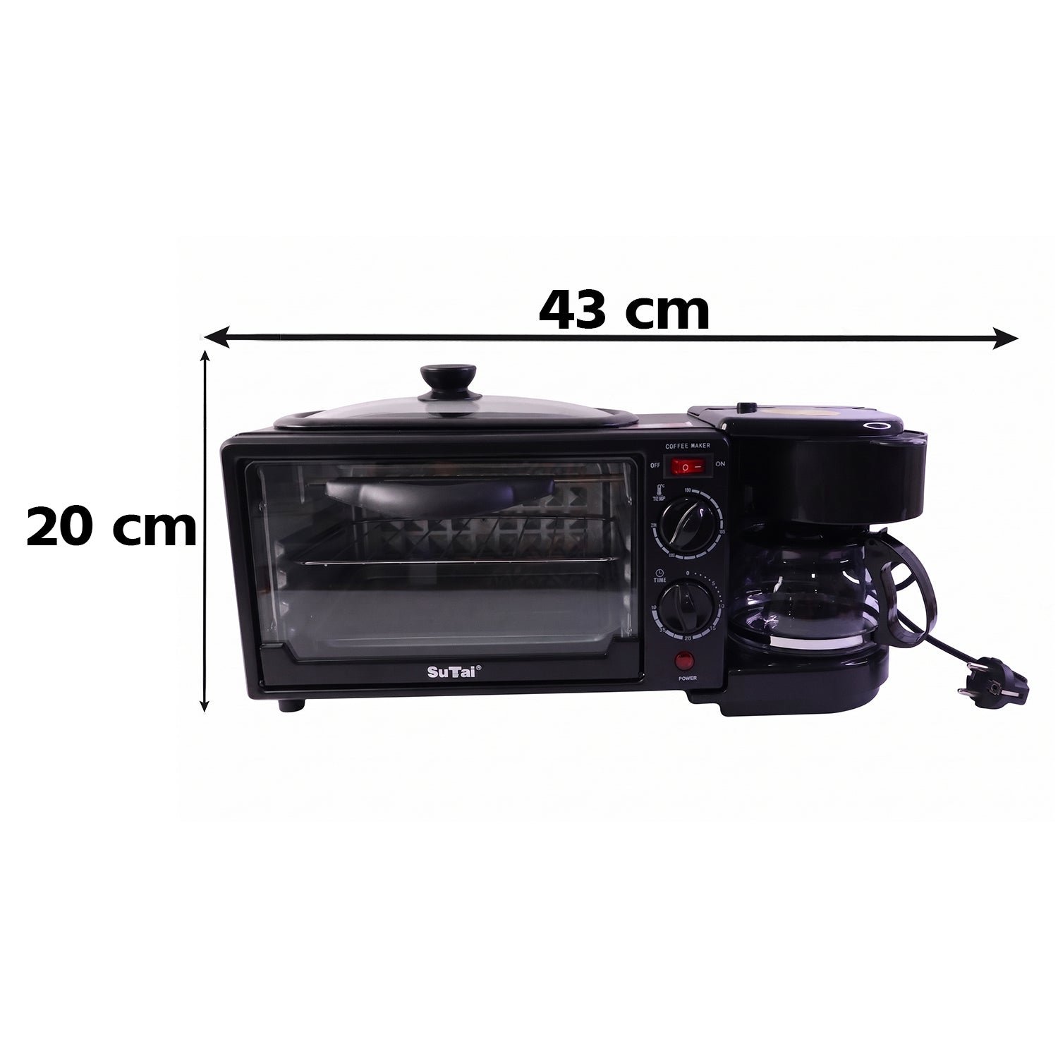 Suta 3 in 1 Breakfast Maker – Compact Kitchen Multi-Functional Appliance - Image 6