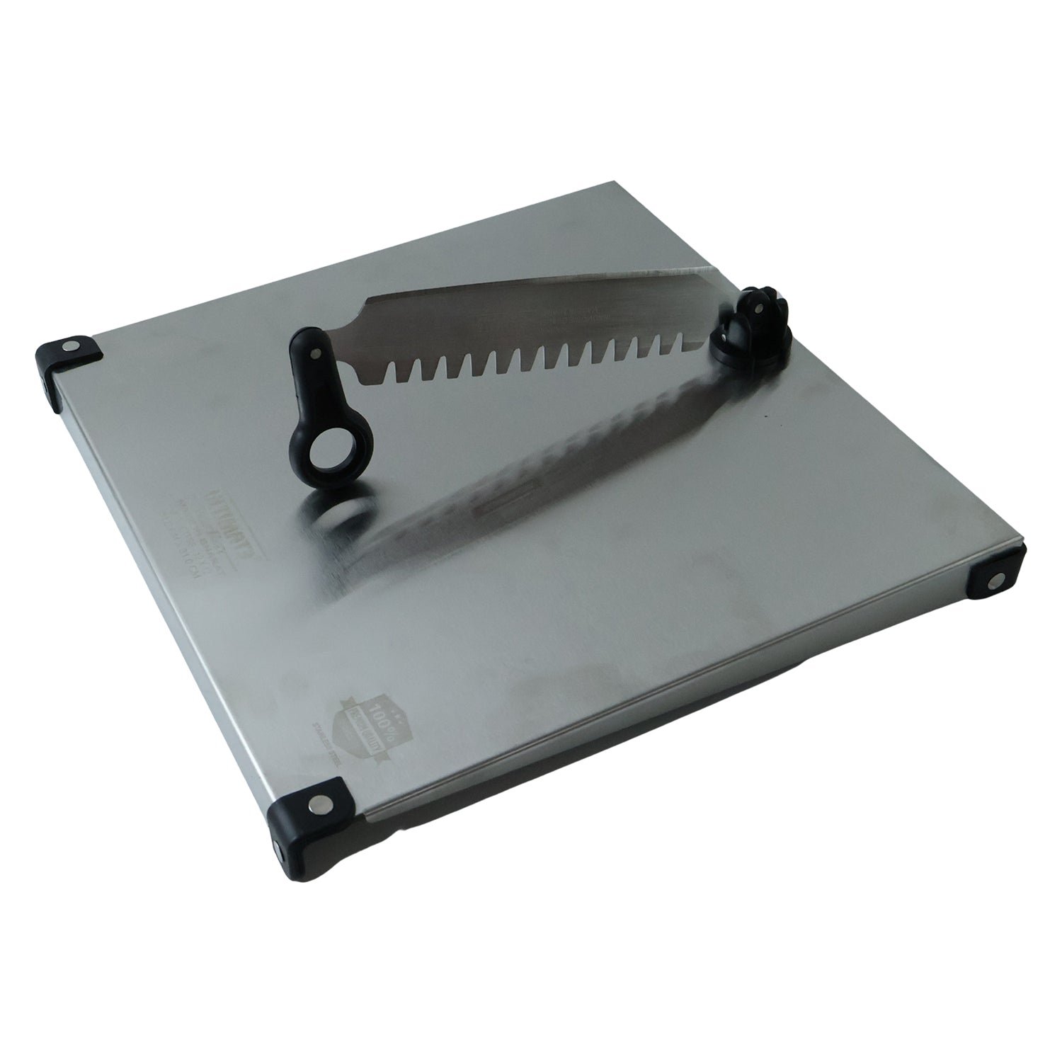 Stainless Steel 2 in 1 Cutting and Chopping Board with Knife for Ki... - Image 5