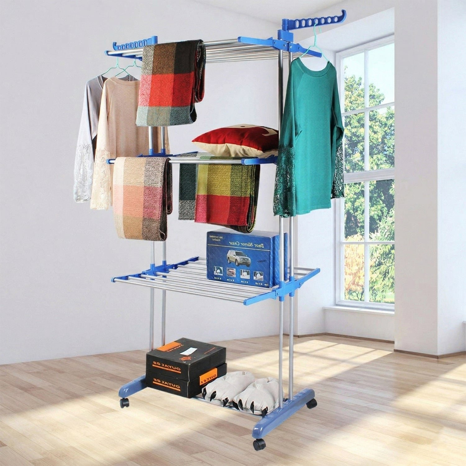 Clothes Drying Rack – Foldable, Portable & Space-Saving Design - Image 3