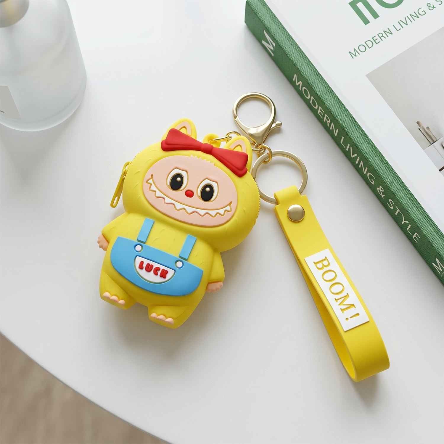 Cute Cartoon Monster Silicone Coin Purse – Playful & Compact - Image 4