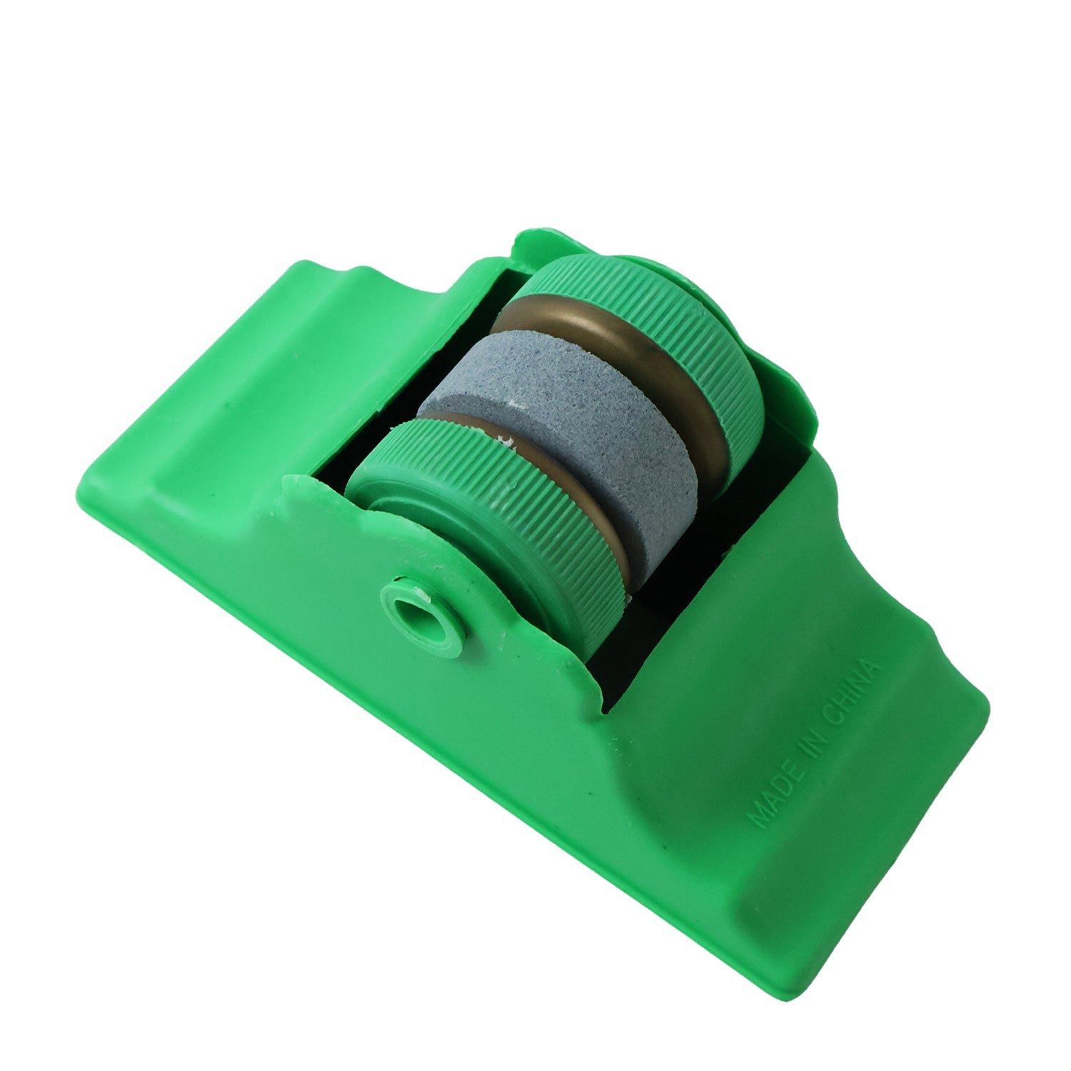 Compact Knife Sharpener with Adhesive Base, Manual Roller Blade Sharpener (1 Pc) - Image 5