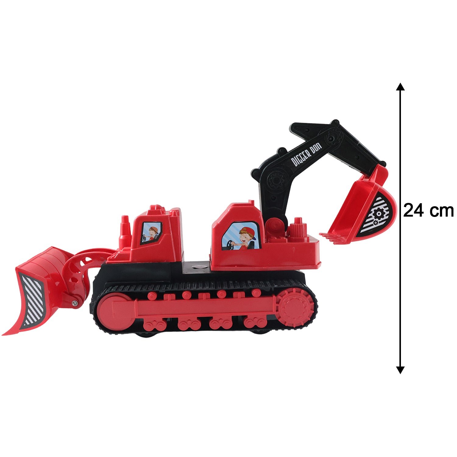 Digger Don Construction Track Toy – Realistic & Durable Kids Vehicle - Image 6