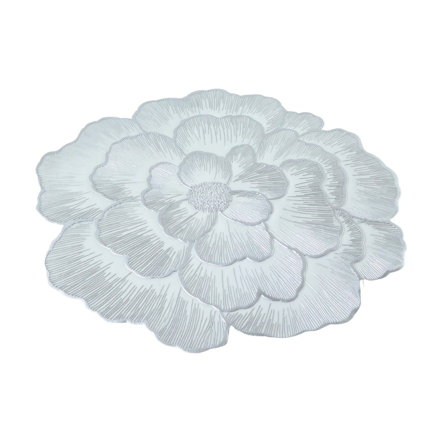 Round Floral PVC Table Mat – Waterproof & Heat Resistant for Dining - Image 5