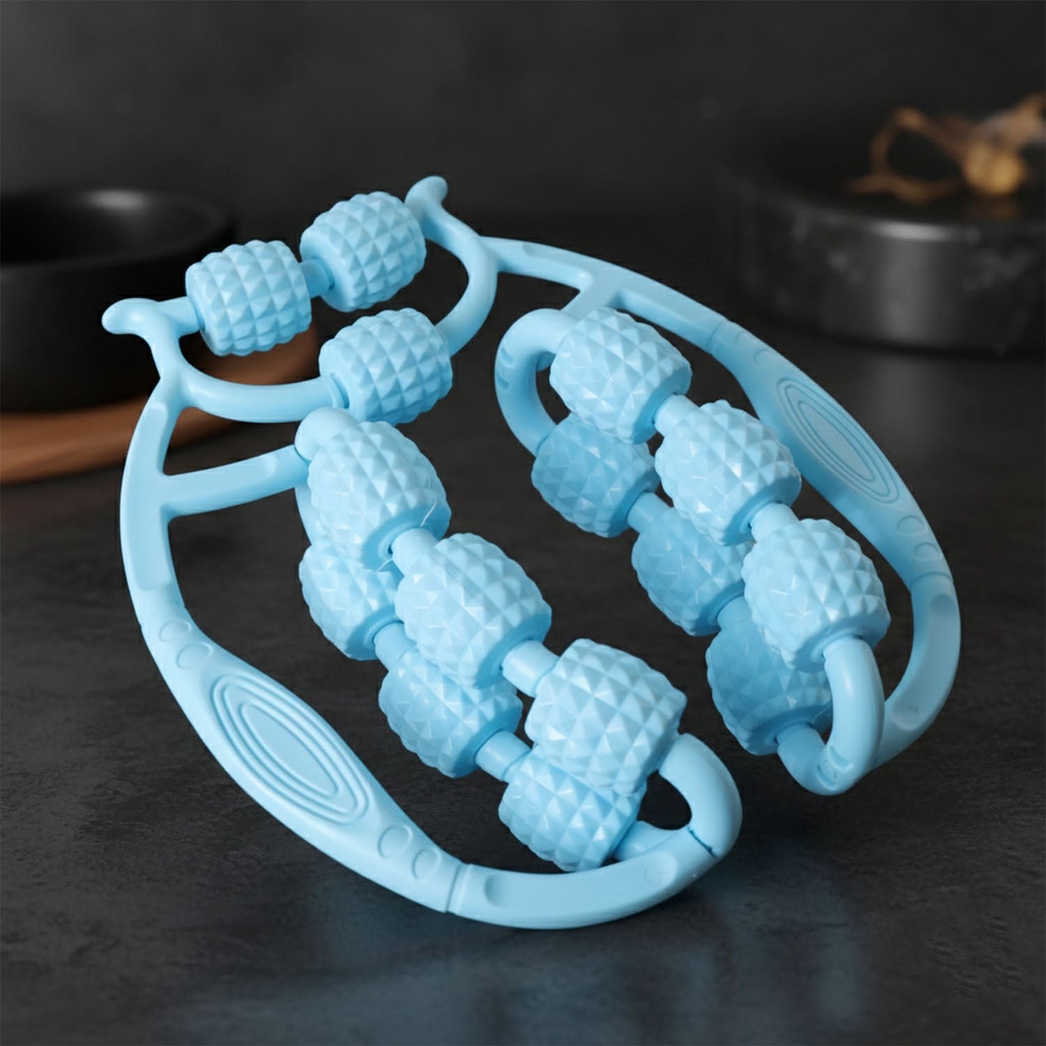 Double Wheel Muscle Massager – Deep Tissue Pain Relief Roller - Image 4