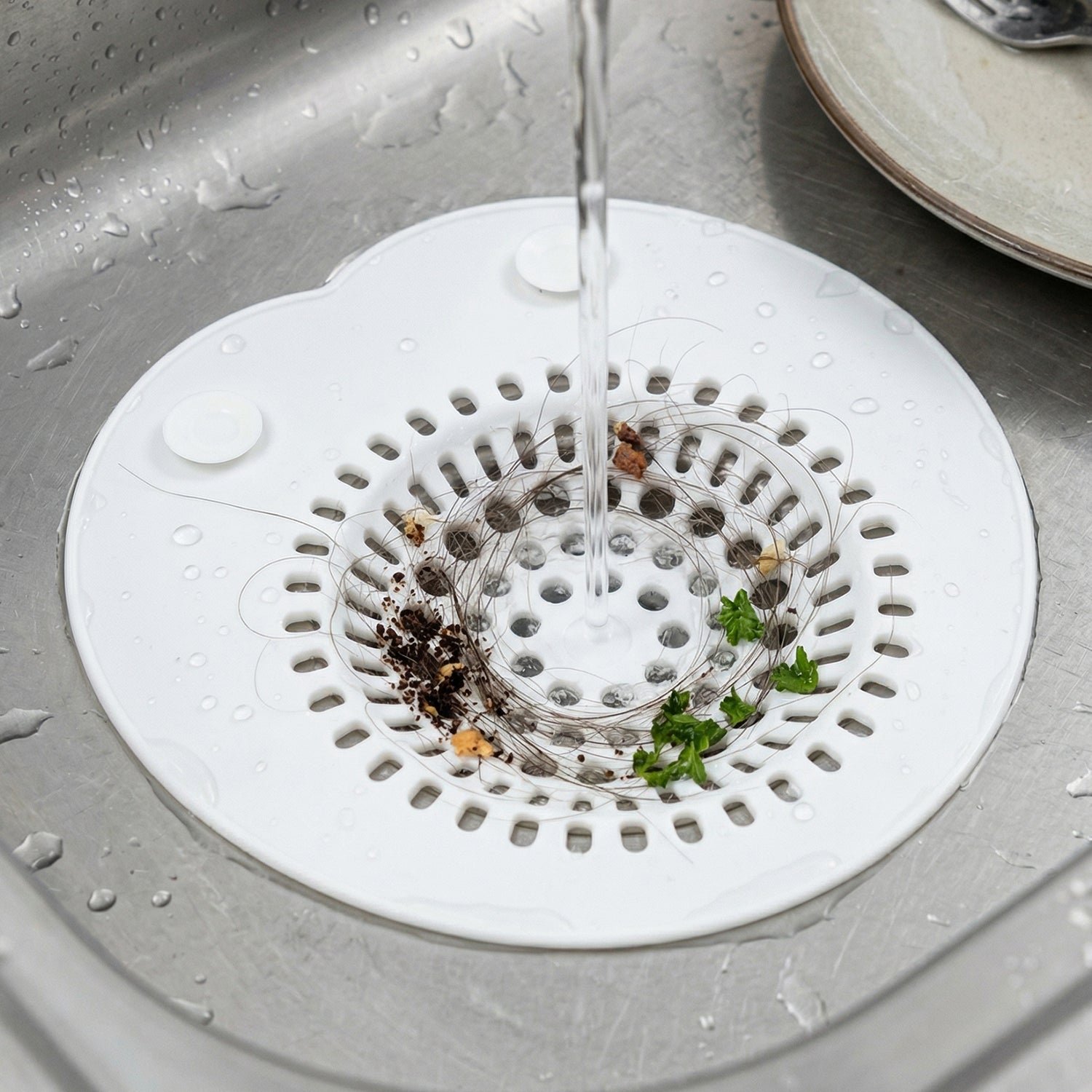 Flexible Silicone Sink Drain Strainer – Anti Clog Kitchen Filter - Image 3