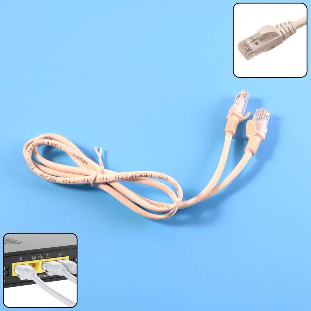 Ethernet LAN Cable 1 Meter – High-Speed Stable Wired Connection