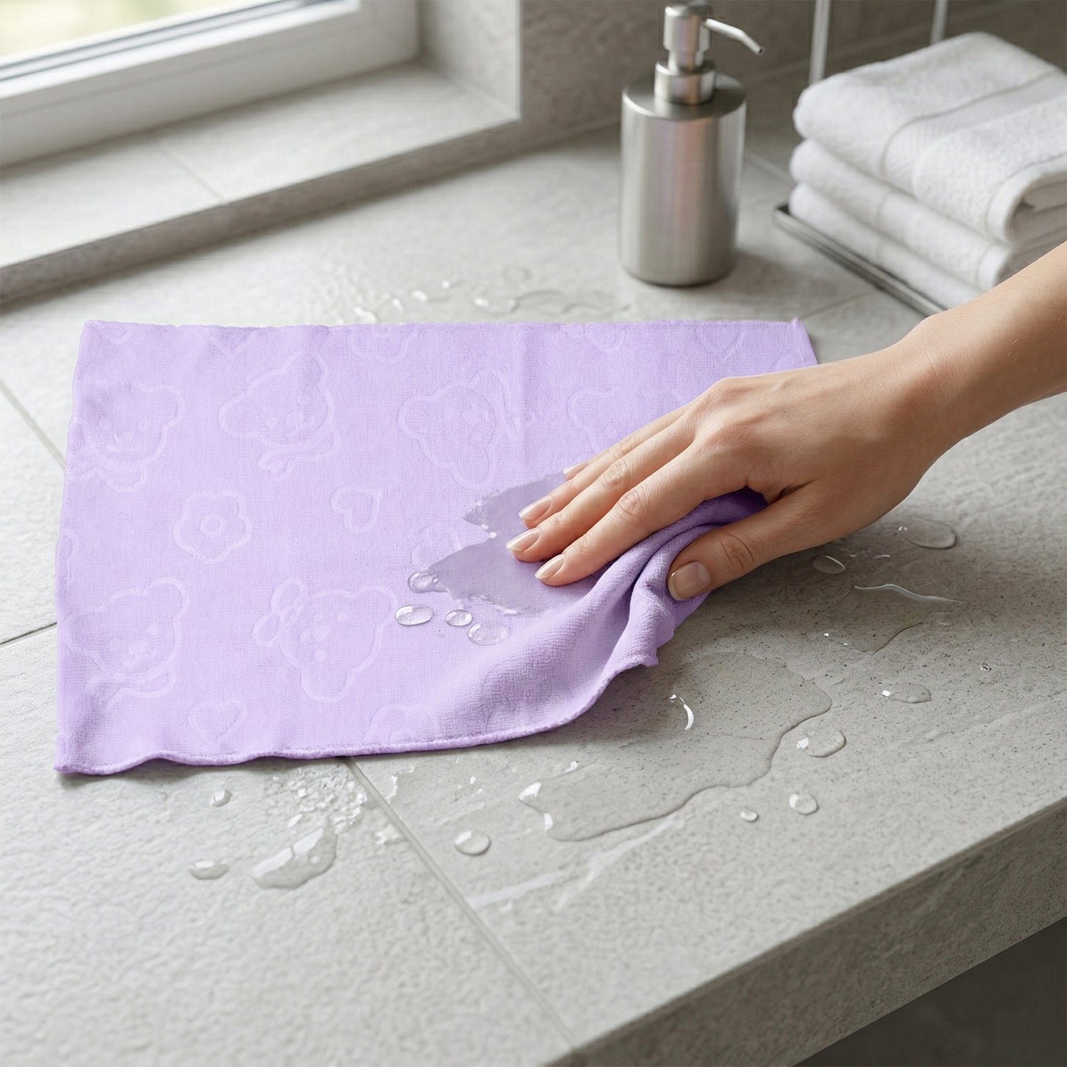 Multipurpose Microfiber Cleaning Cloth – Ultra Absorbent & Durable - Image 5