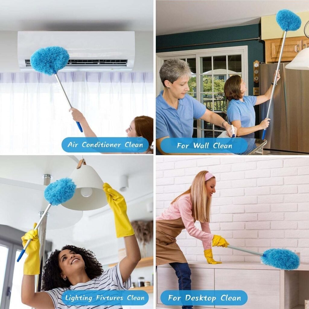 Extendable Microfiber Cleaning Duster – 83.5 cm Soft Round Head