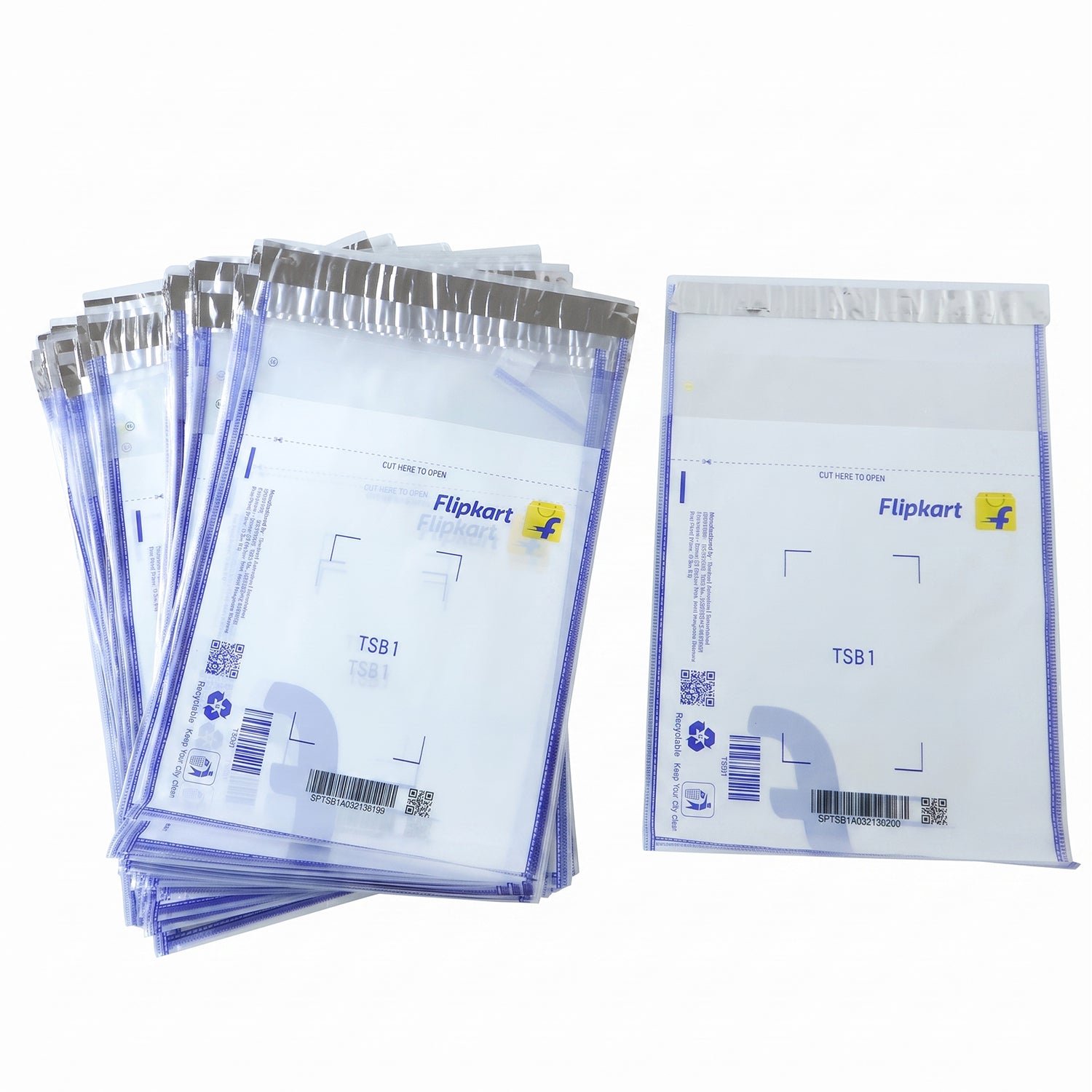 Flipkart Courier Bags 8.5 x 11 Inch Pack of 100 Tamper Proof Polybags (100 Pc) - Image 5