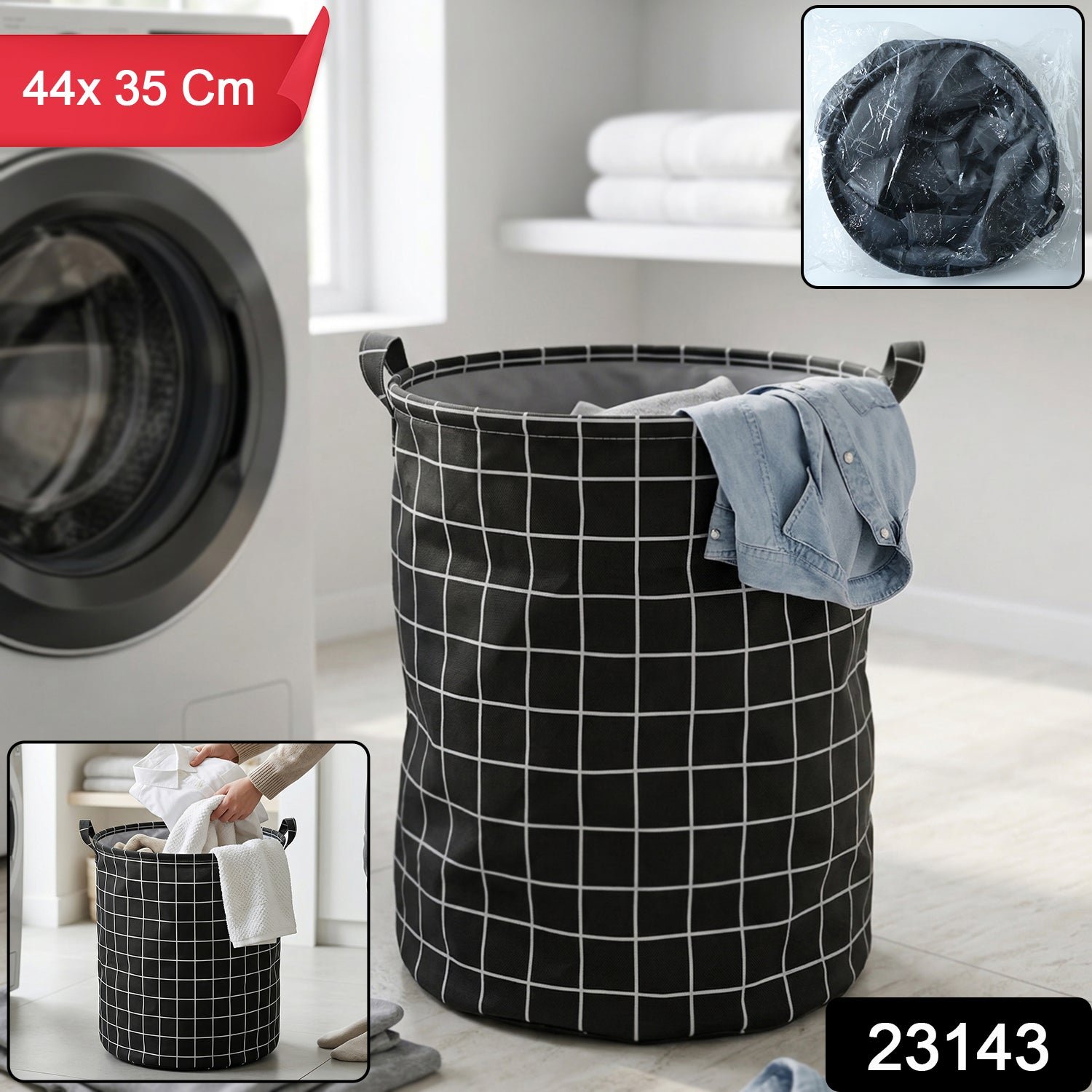 Foldable Laundry Basket – Spacious & Space-Saving for Home - Image 2