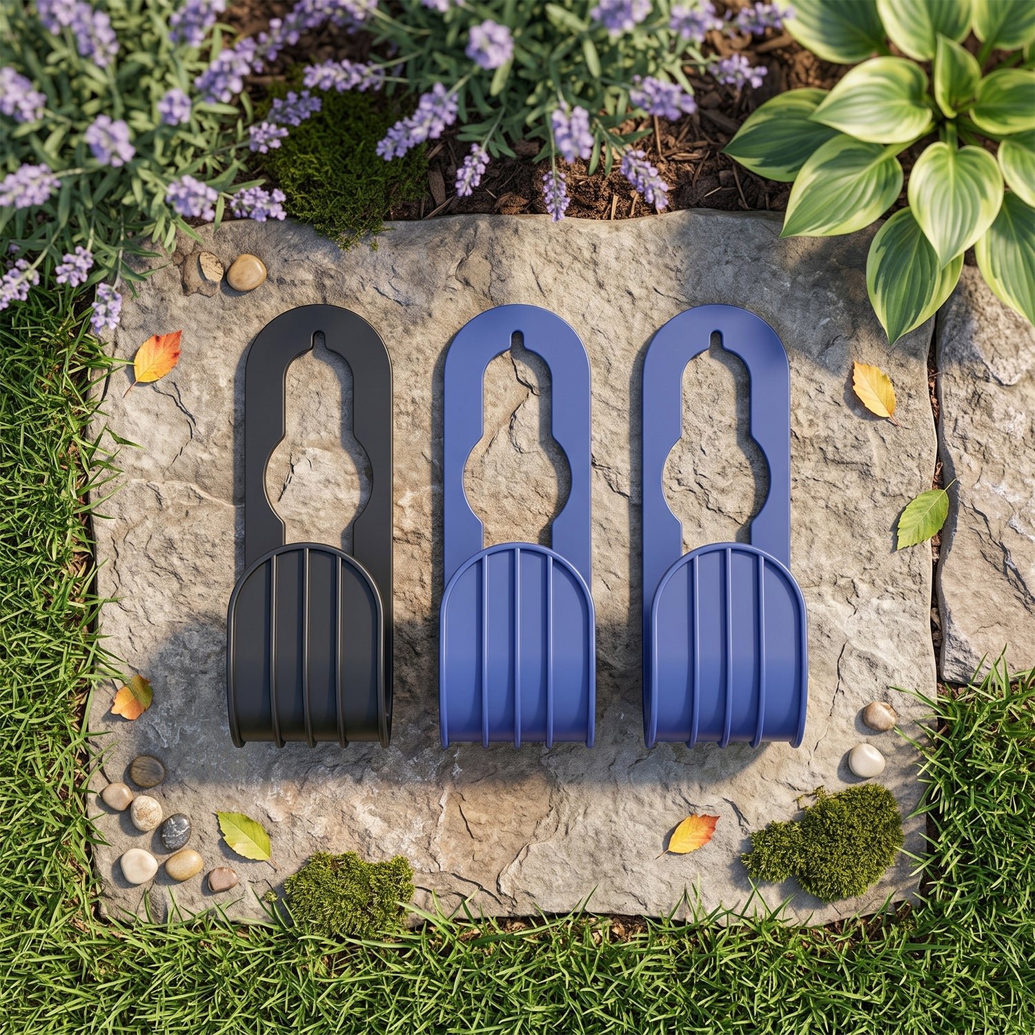 Plastic Garden Hose Holder, Wall Mounted Hose Hanger for Pipe Storage (3 Pcs) - Image 3