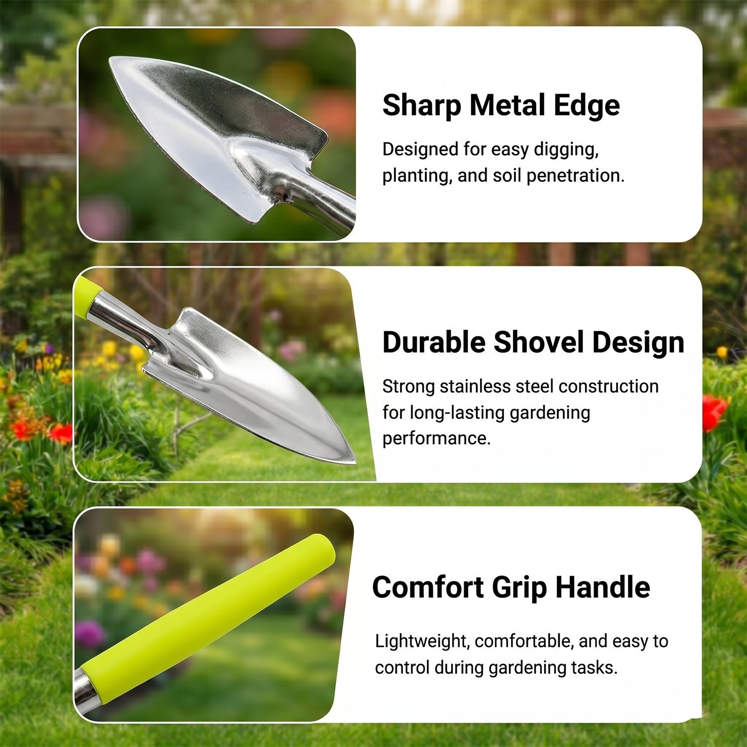 Mini Gardening Tool Set – Complete 3-in-1 Gardening Hand Tools - Image 3