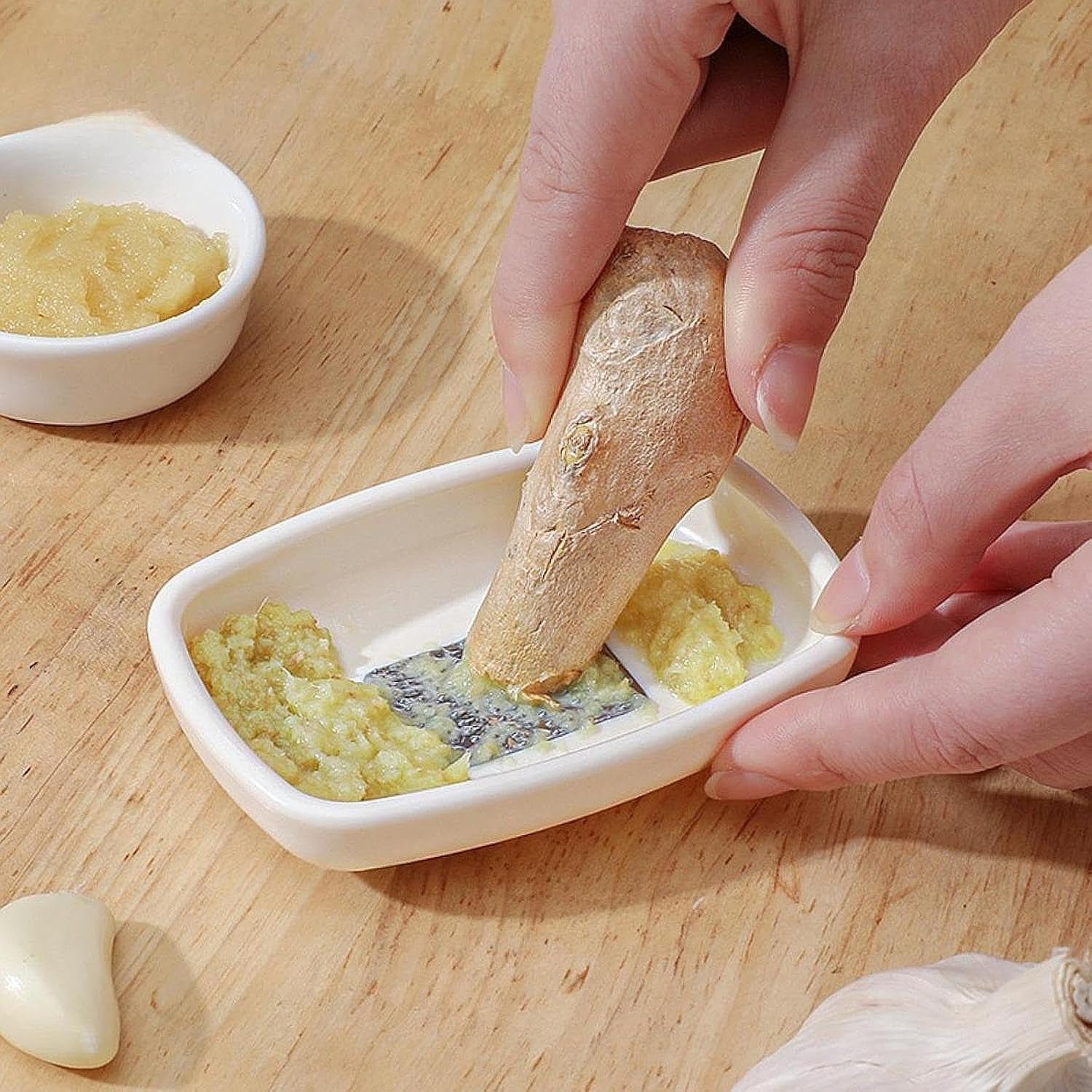 Garlic Ginger Grater Plate – Quick, mess-free food prep tool - Image 4