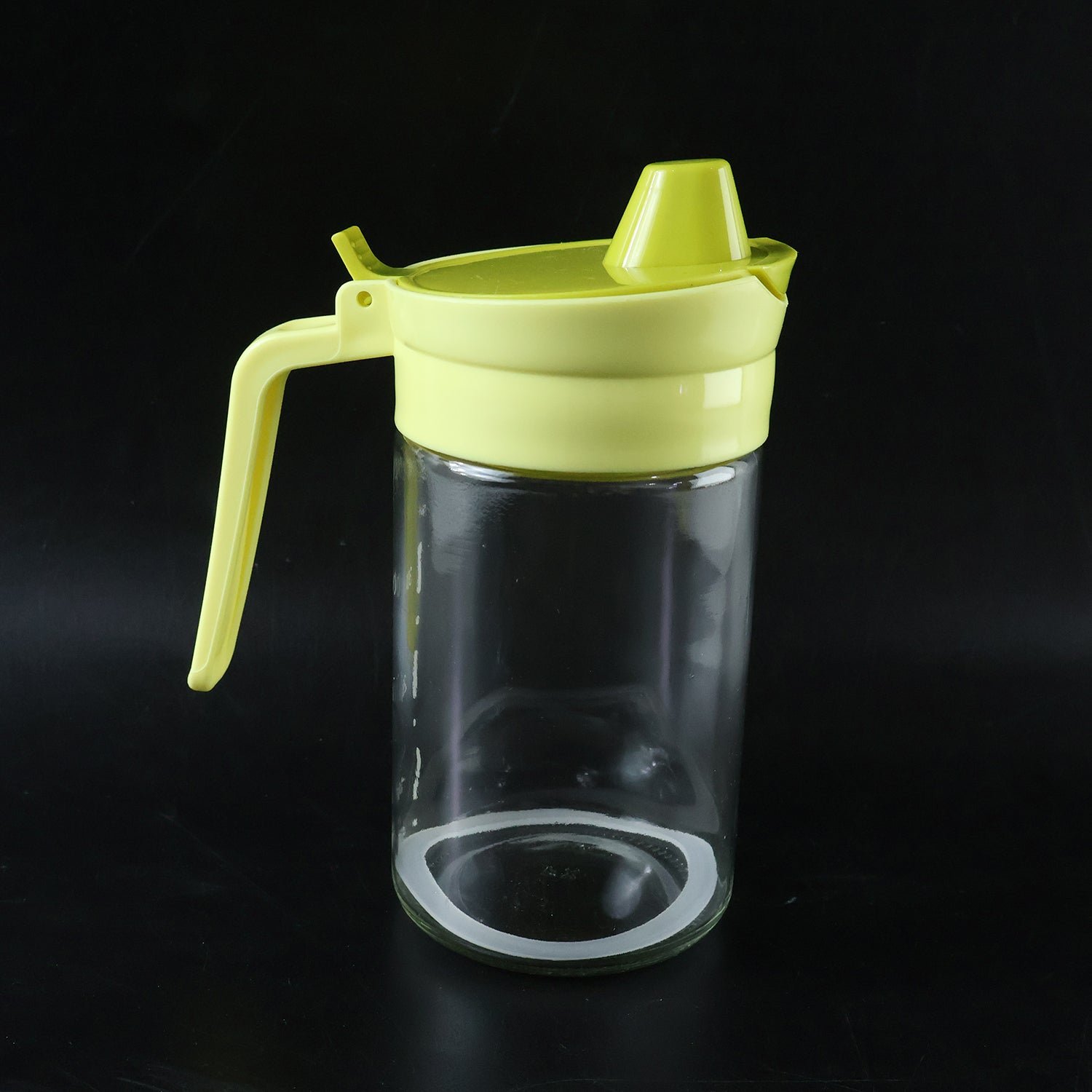 400 ML Glass Oil Dispenser Bottle with Drip Free Lid for Kitchen (1 Pc) - Image 3
