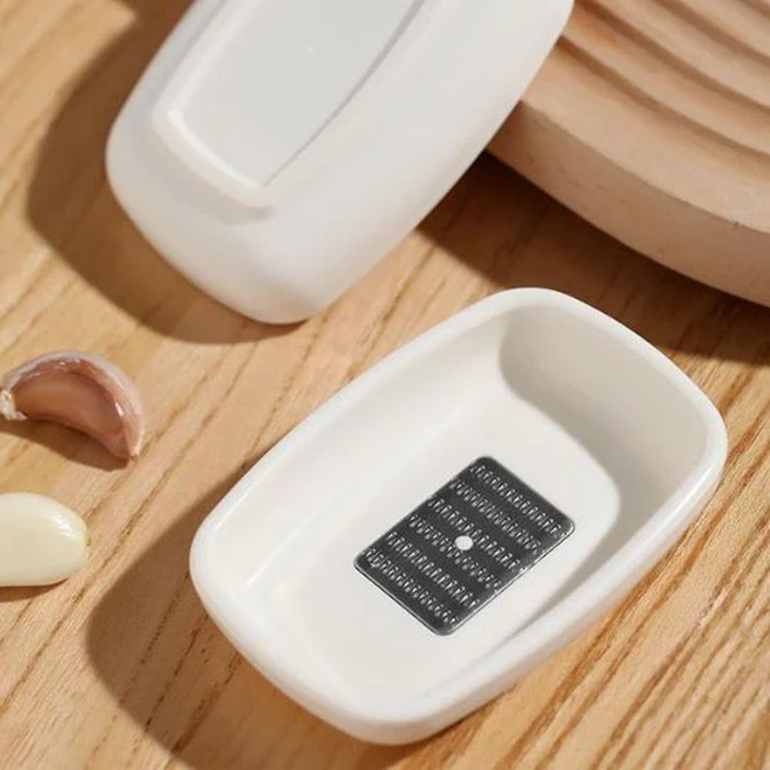 Multipurpose Garlic Ginger Grinding Plate – Manual Stainless Steel Tool - Image 3