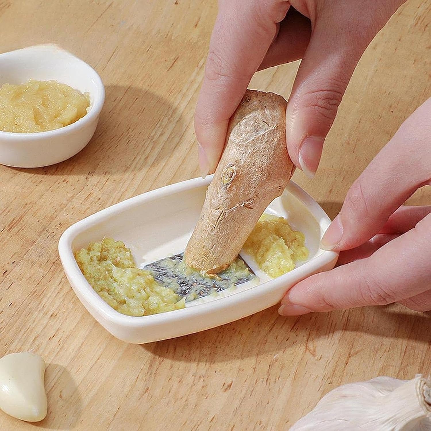 Multipurpose Garlic Ginger Grinding Plate – Manual Stainless Steel Tool - Image 5