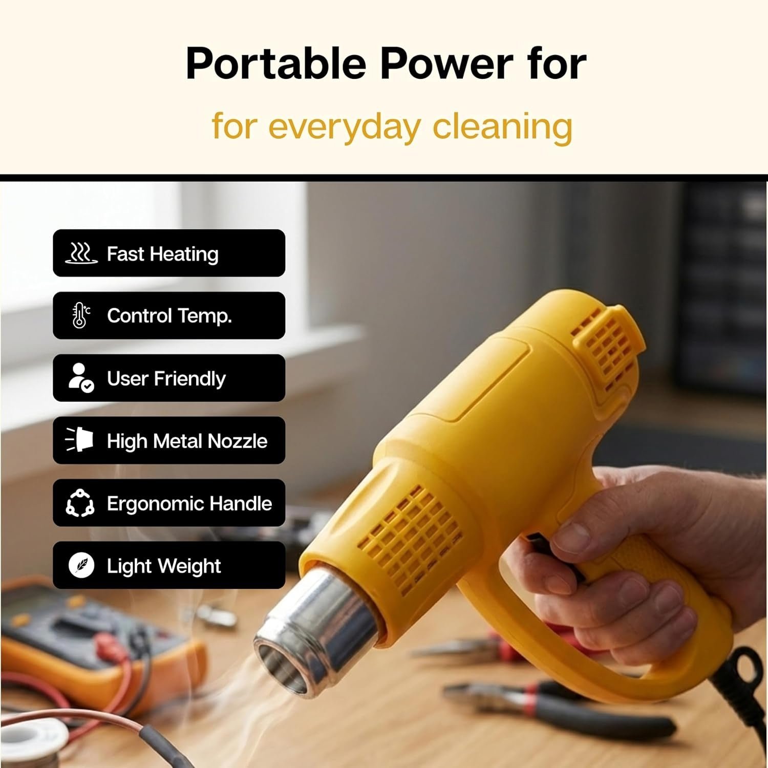 Heat Gun – Heavy Duty 2000W for Paint Removal & Shrink Wrapping - Image 5