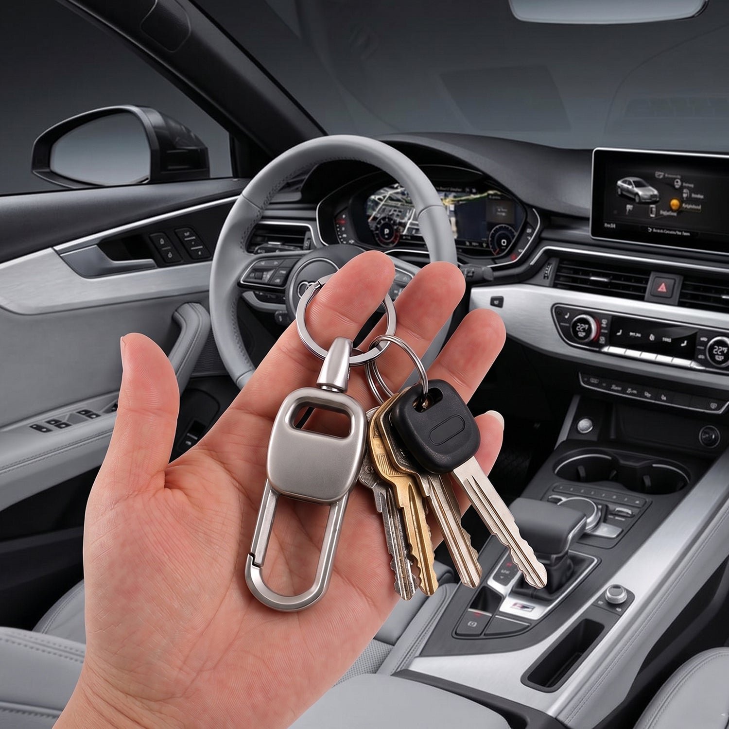 Carabiner Key Holder – Heavy Duty & Secure Metal Clip - Image 4