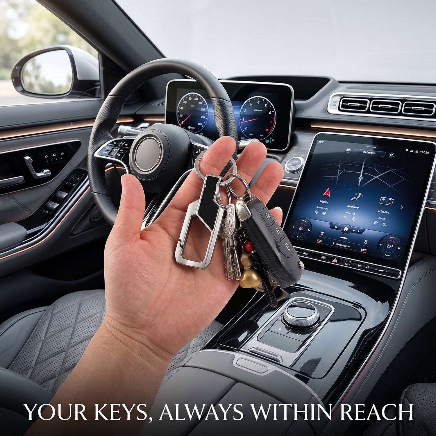 Heavy Duty Stainless Steel Key Holder – Secure & Durable Clip - Image 4