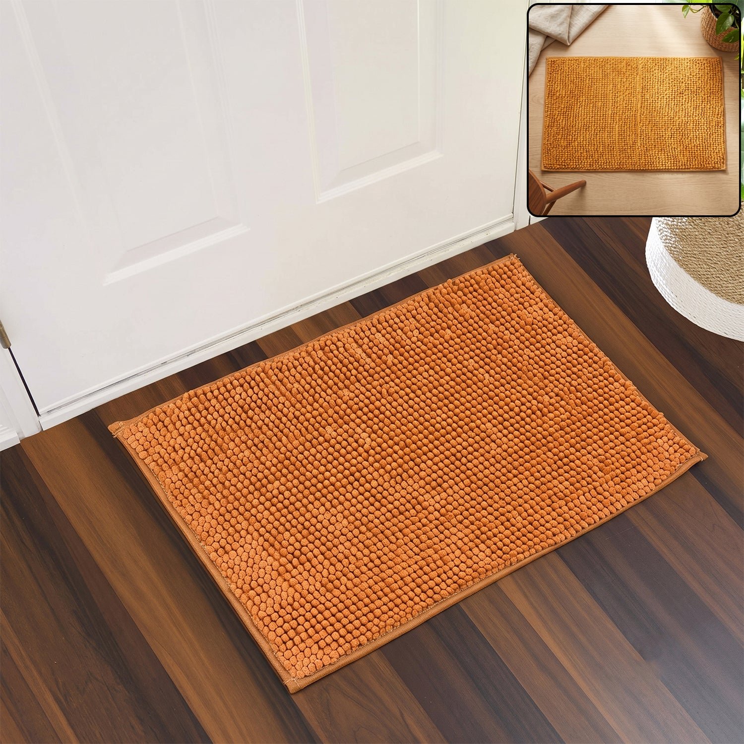 Anti Slip Absorbent Floor Mat 77 x 49 Cm Soft Microfiber Door Mat (1 Pc) - Image 4