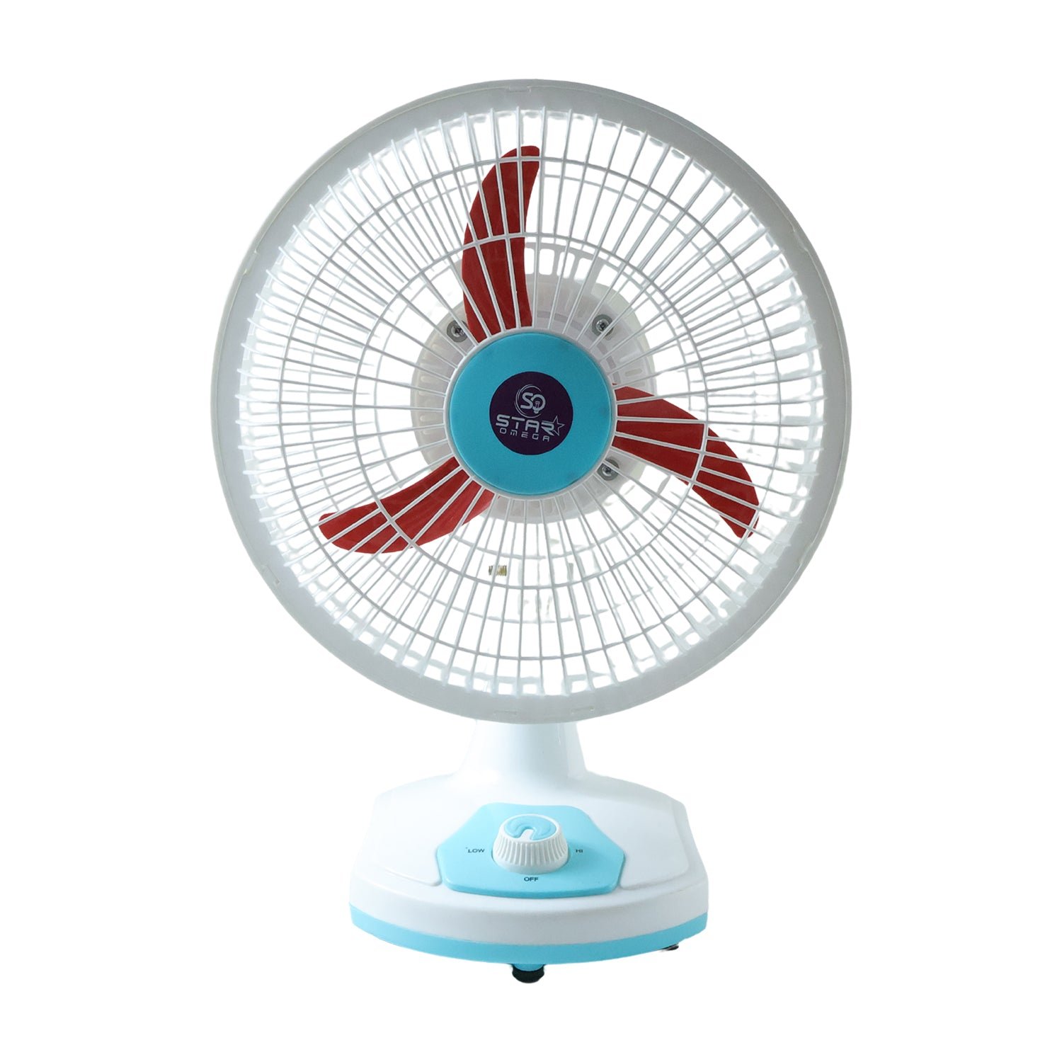 Rechargeable Table Fan – Portable with LED Light & Dual Power - Image 4