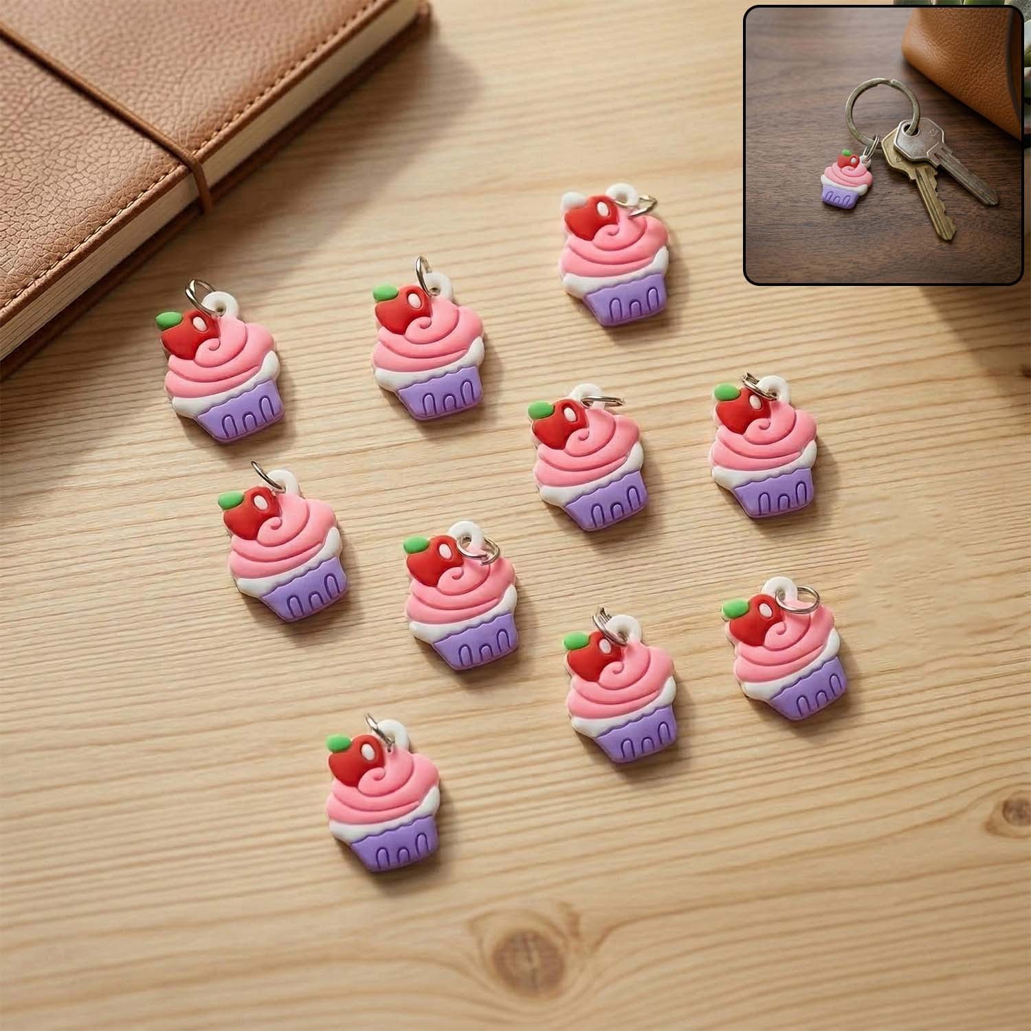 Cute Cupcake Keychain – Fun & Charming Bag Ornament