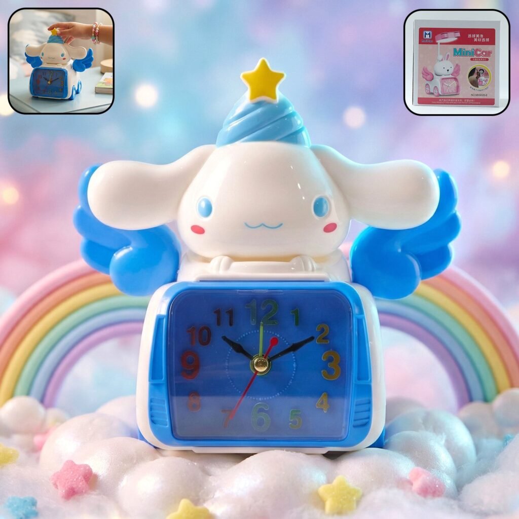 Kids Cartoon Bunny Alarm Clock – Cute, Vibrant & Fun Design