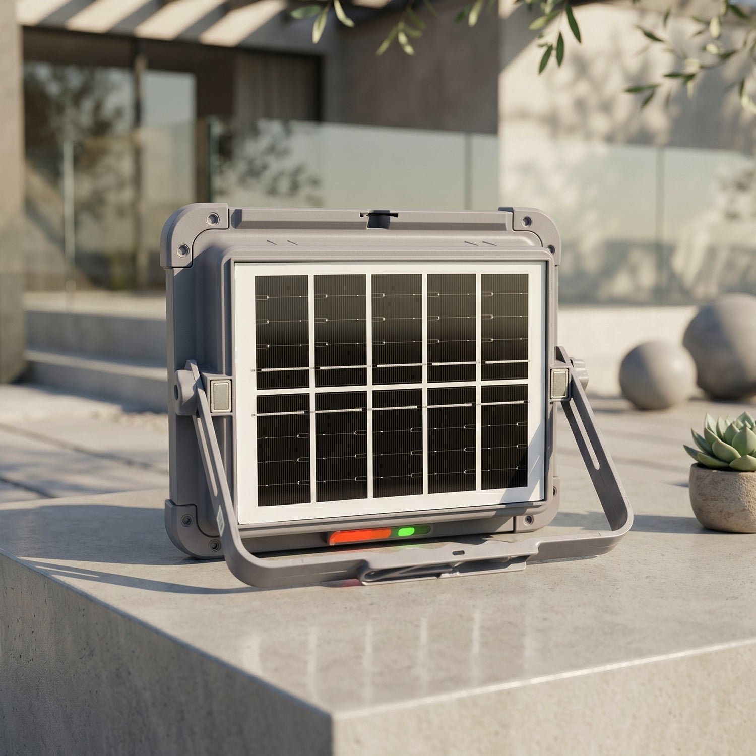 Solar USB Rechargeable LED Flood Light – Waterproof & Portable - Image 3