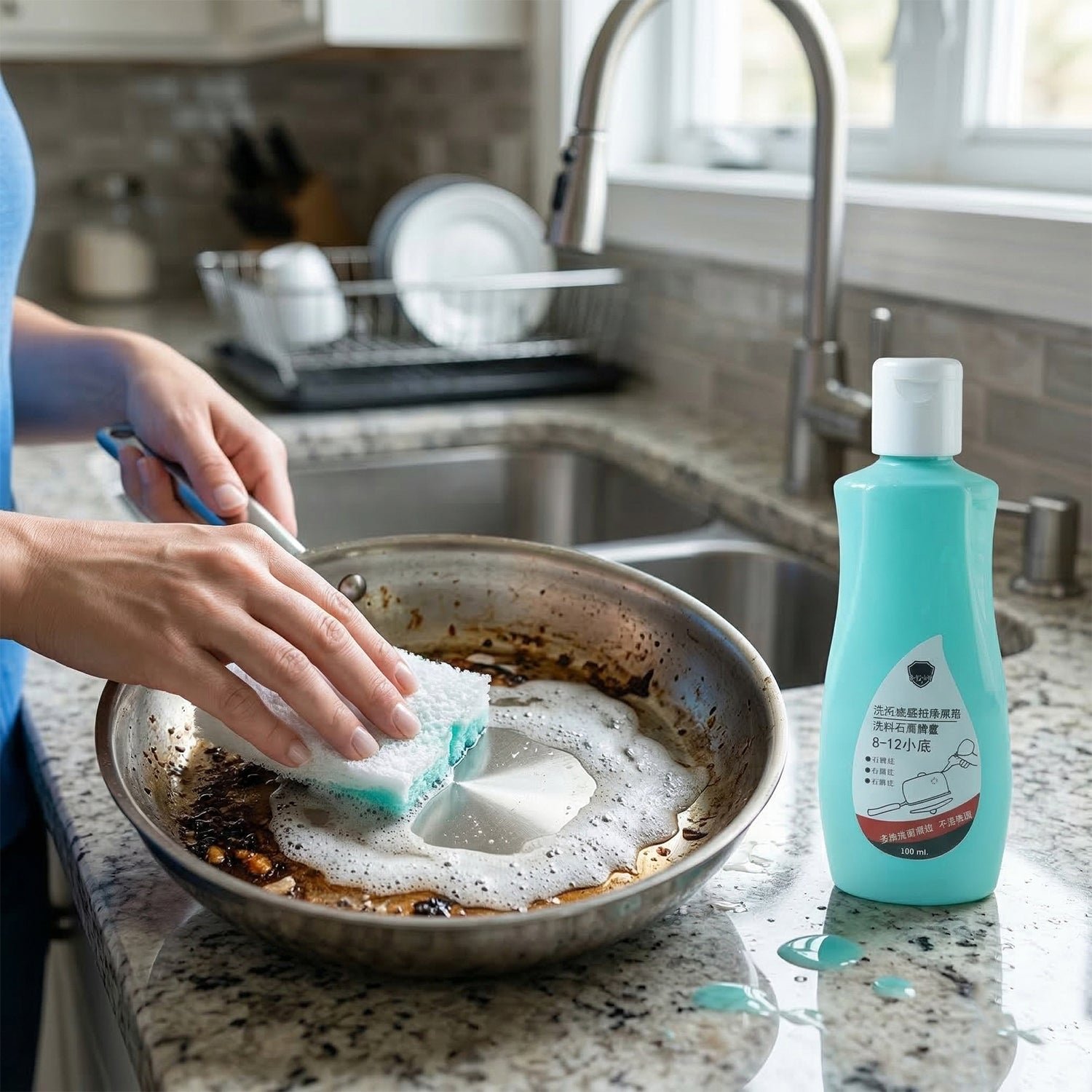 Cookware Bottom Cleaner Liquid – Powerful Stain & Grease Removal - Image 3
