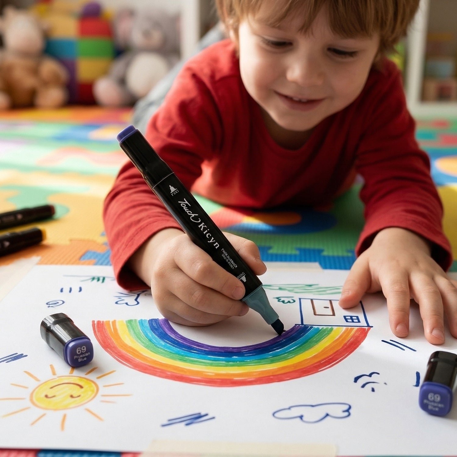 Markers Set – Vibrant Colors with Dual Tips for Artists - Image 5