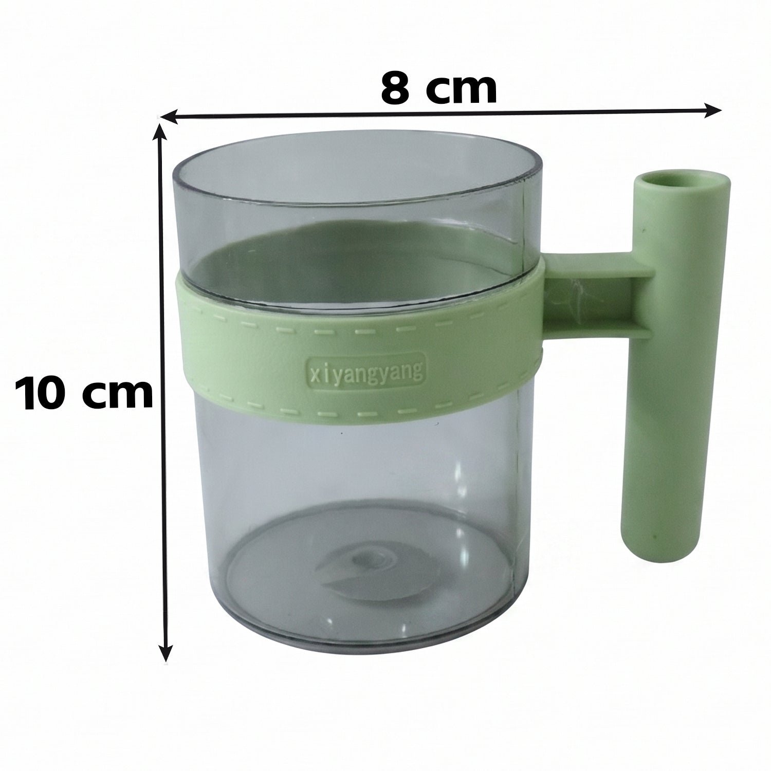 Transparent Plastic Cup with Handle Reusable Water Tea and Coffee M... - Image 6