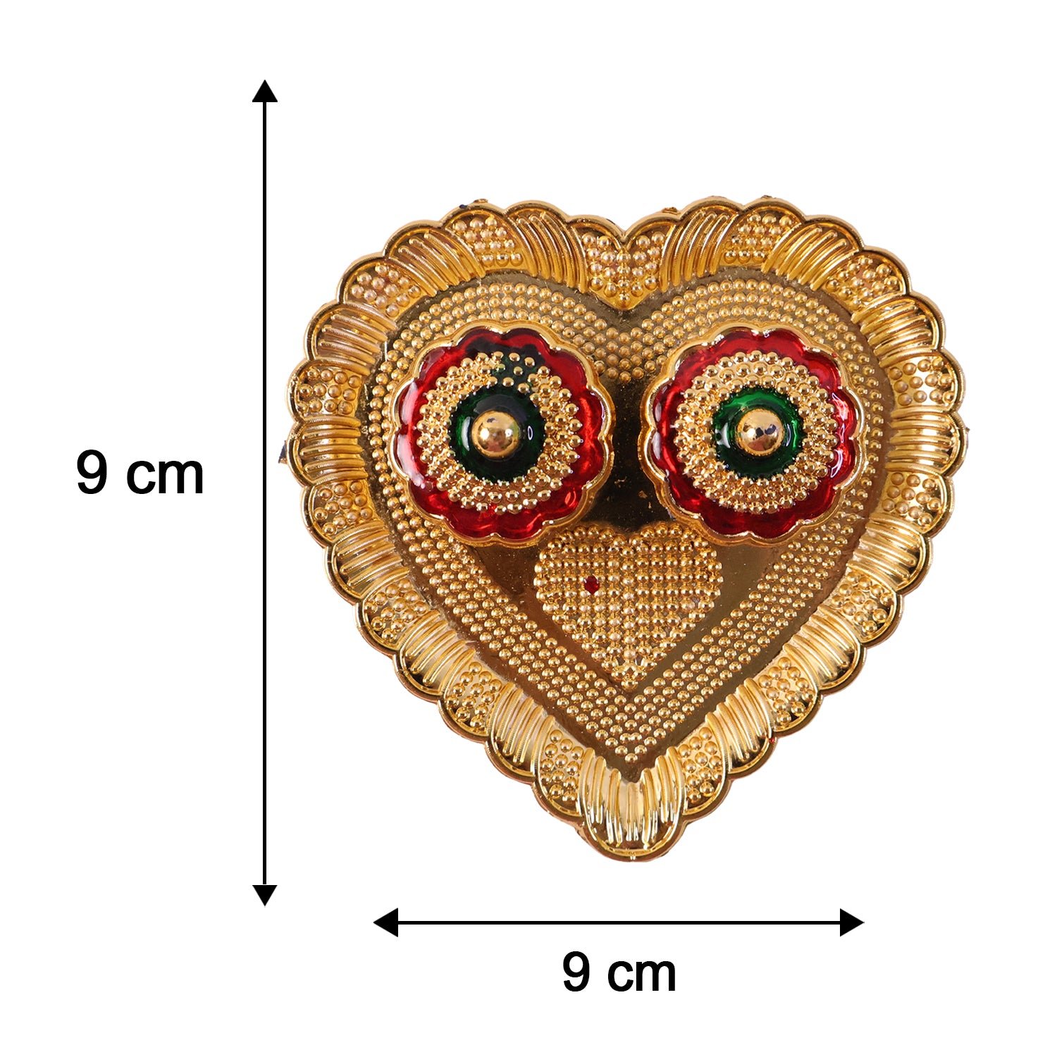 Heart Shape Kumkum Holder – Elegant Pooja Accessory for Festivals - Image 6