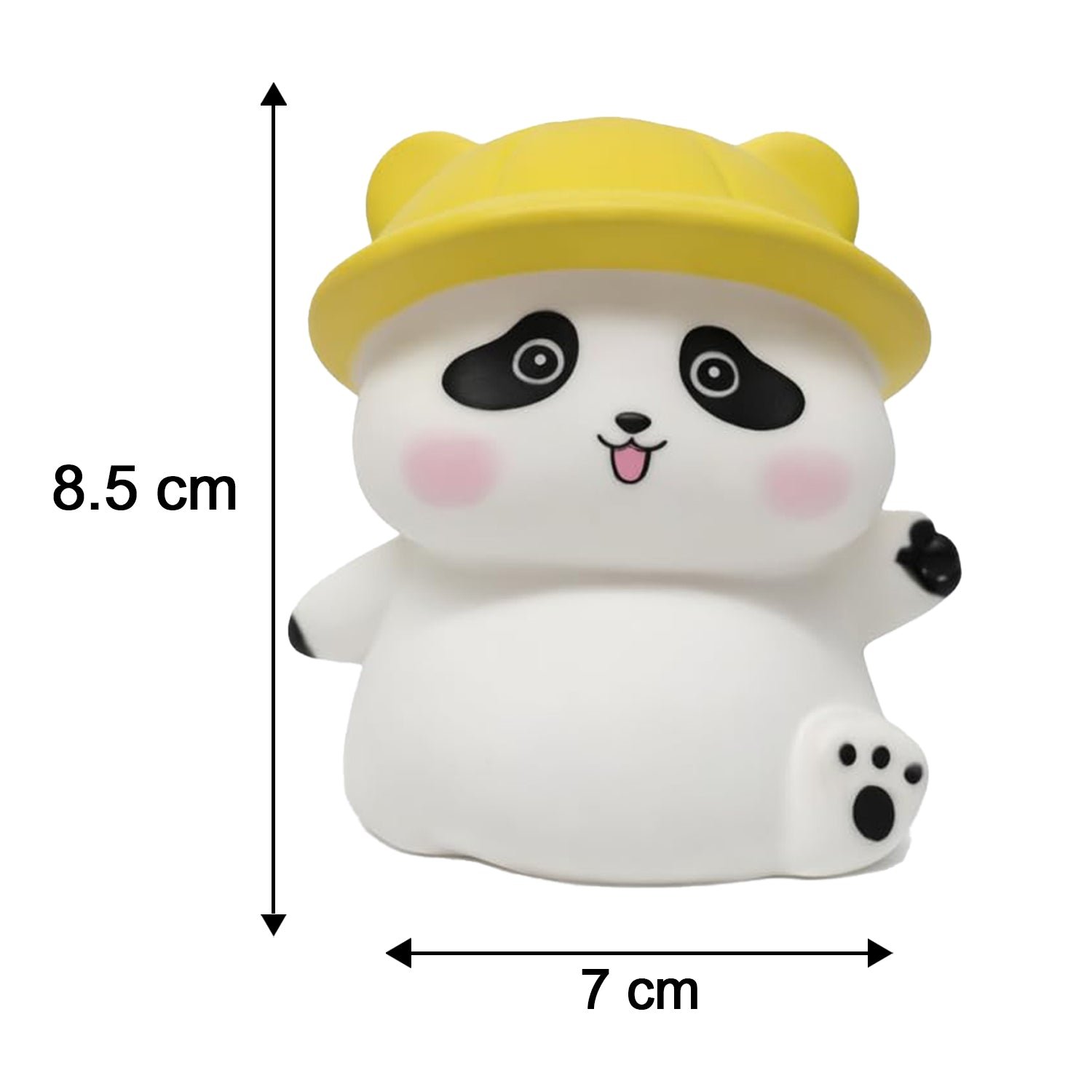 Panda with Hat LED Night Light, Cute Silicone Bedside Lamp for Kids (1 Pc) - Image 6