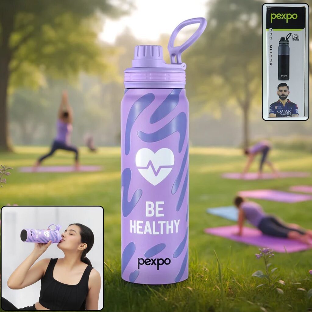 Stainless Steel Water Bottle – Leakproof & Insulated for Daily Use
