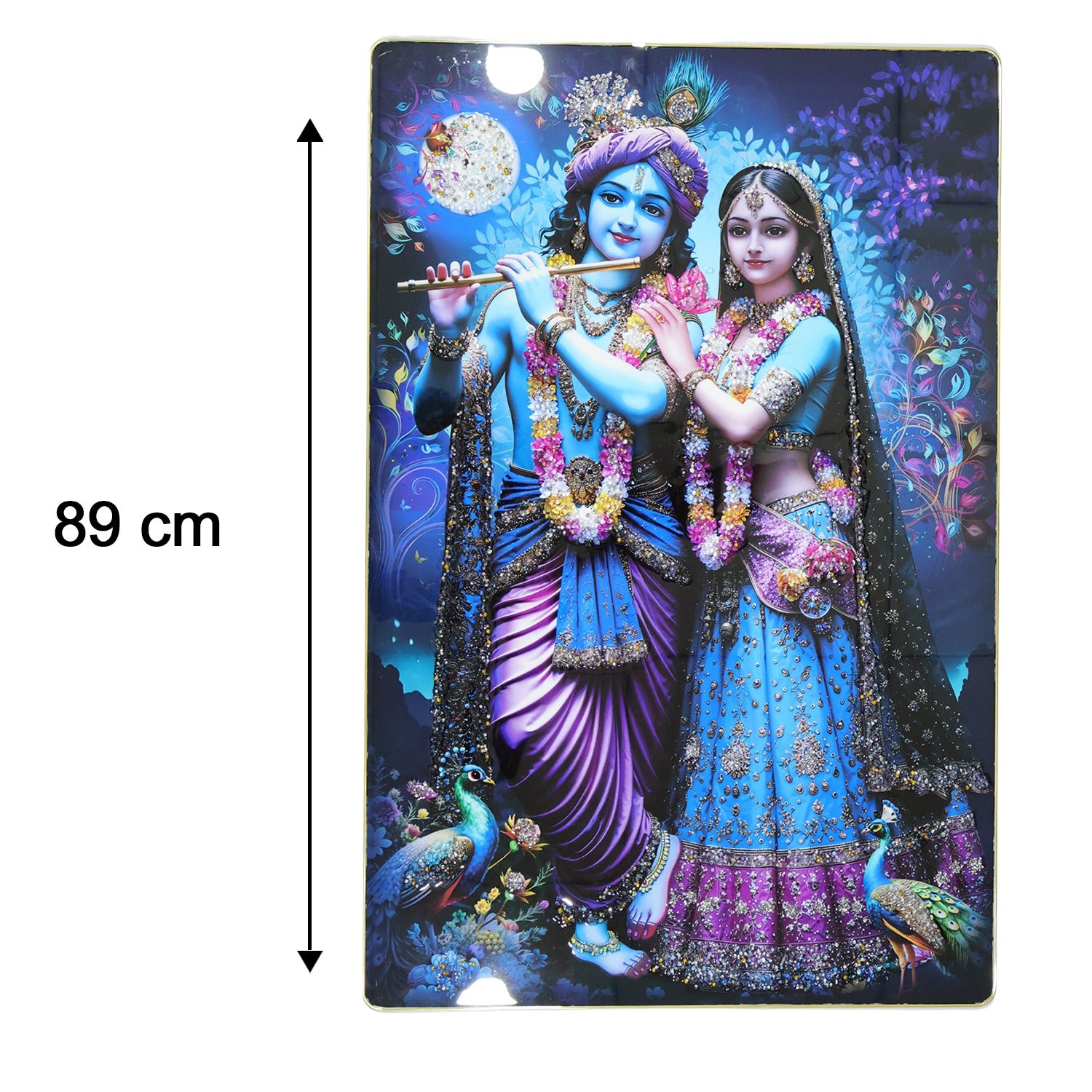 Radha Krishna Wall Frame – Large Artistic Decor for Devotees - Image 6