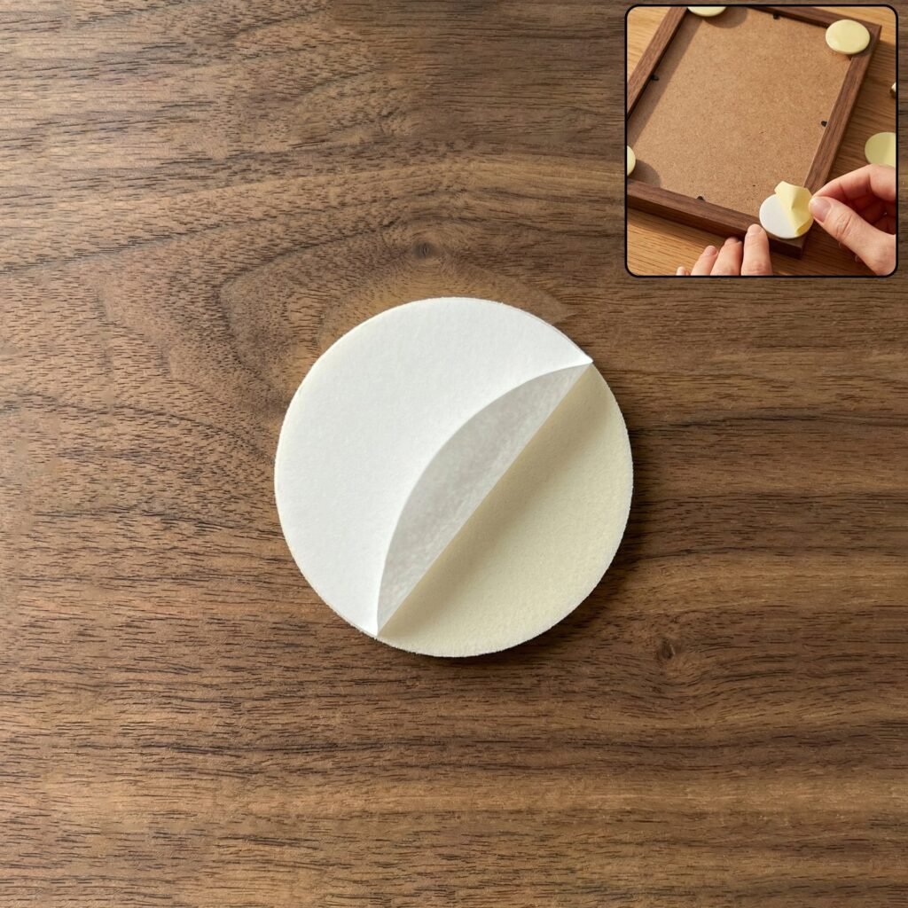 Round Self-Adhesive Furniture Protection Pad – Scratch & Noise Reducer